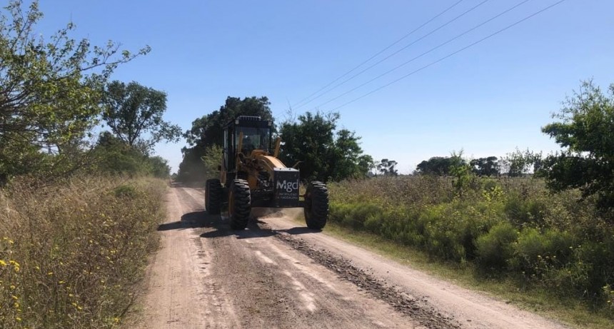 La Municipalidad de Magdalena potencia los caminos rurales para una temporada de éxito agrícola