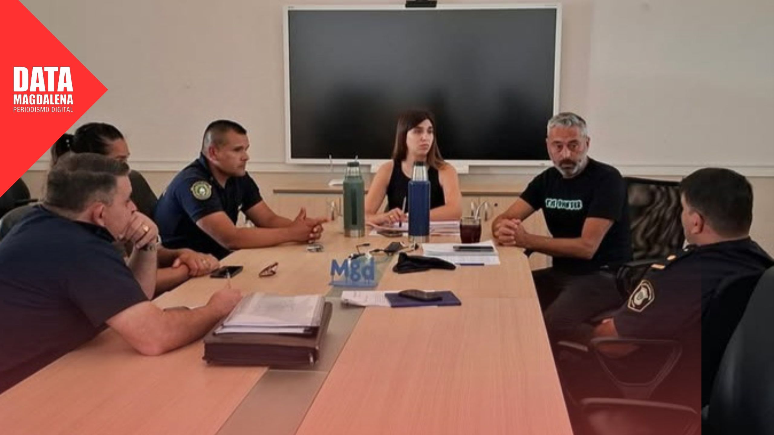 🚔Estrategias conjuntas para un distrito más seguro: reunión en el Palacio Municipal