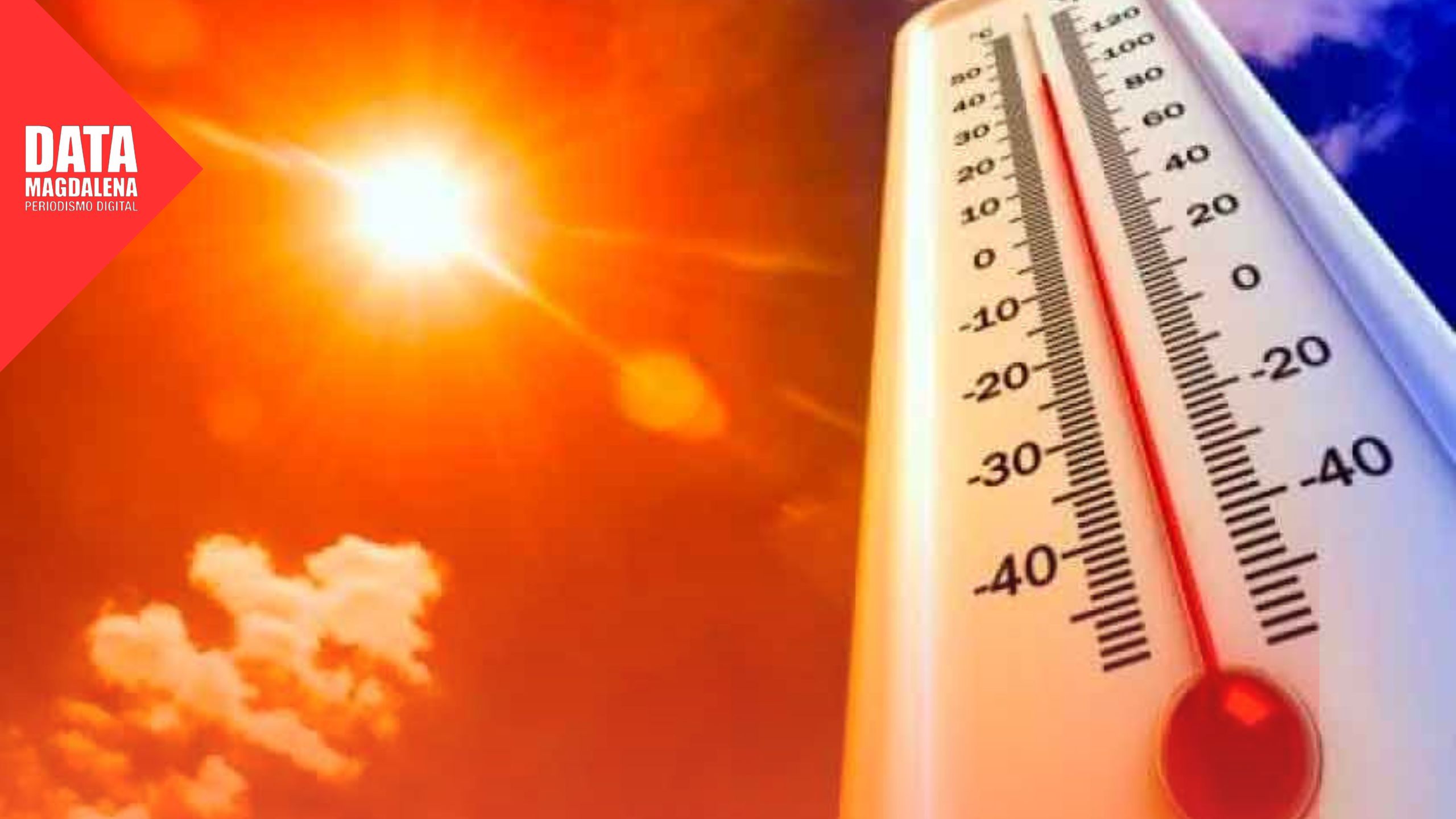 Magdalena bajo temperaturas extremas: el calor llegará a 37 grados y hay alerta