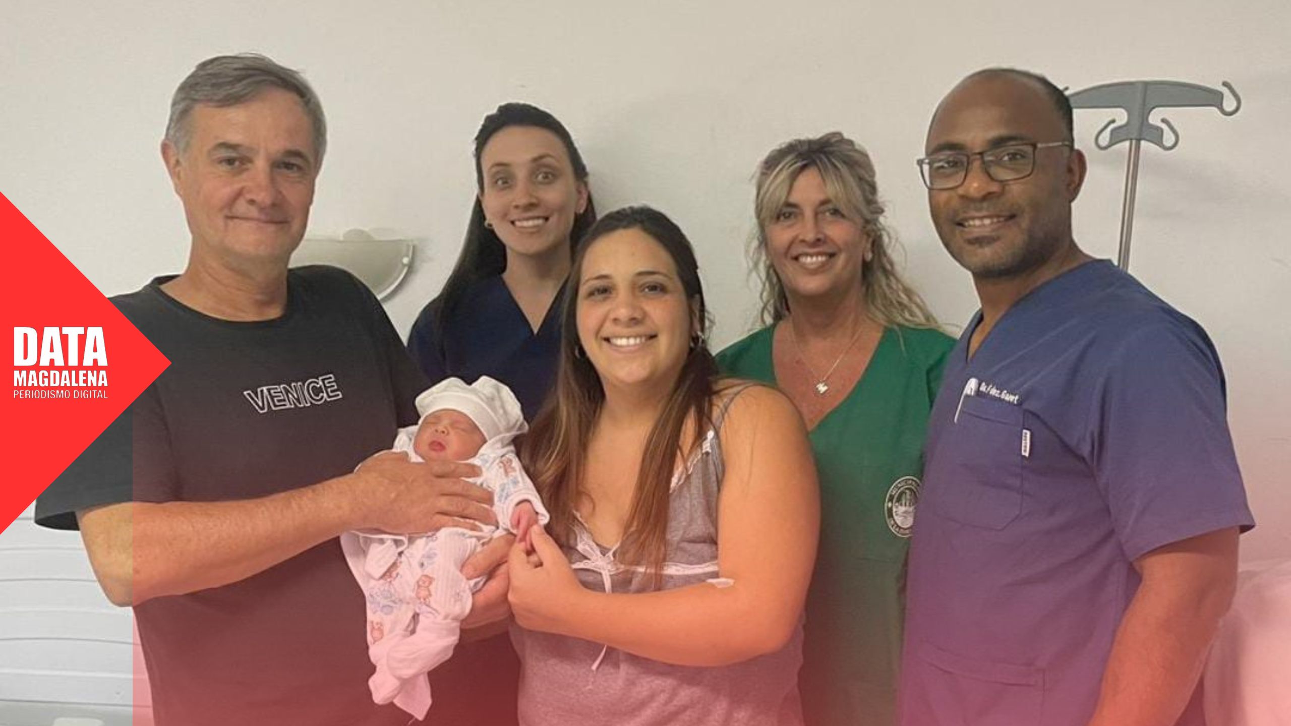 Santino es el primer bebé magdalenense del 2026