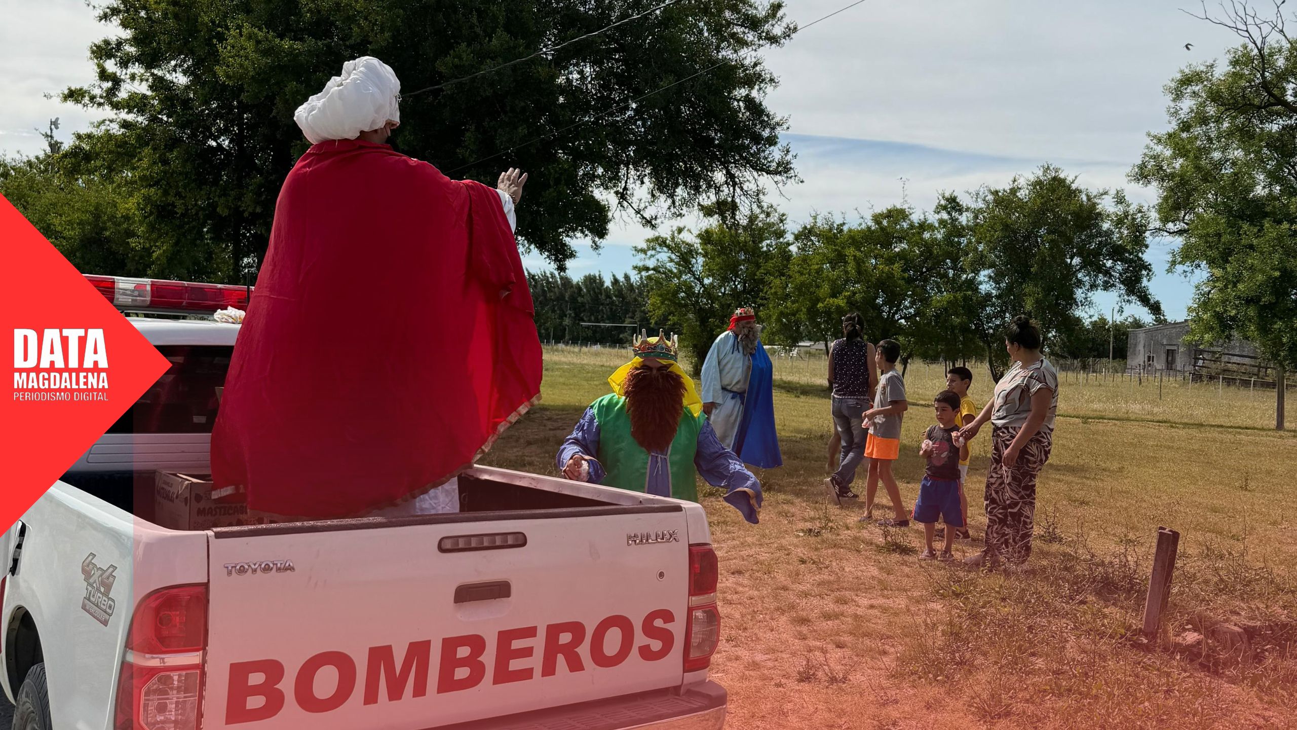 Los Reyes Magos recorrieron Magdalena y llevaron alegría a cientos de niñas y niños