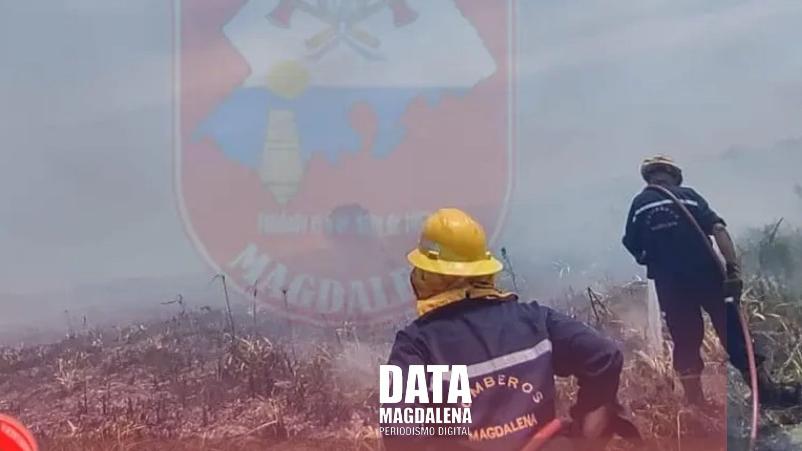 Bomberos de Magdalena lucharon contra incendio en Reserva Punta Lara
