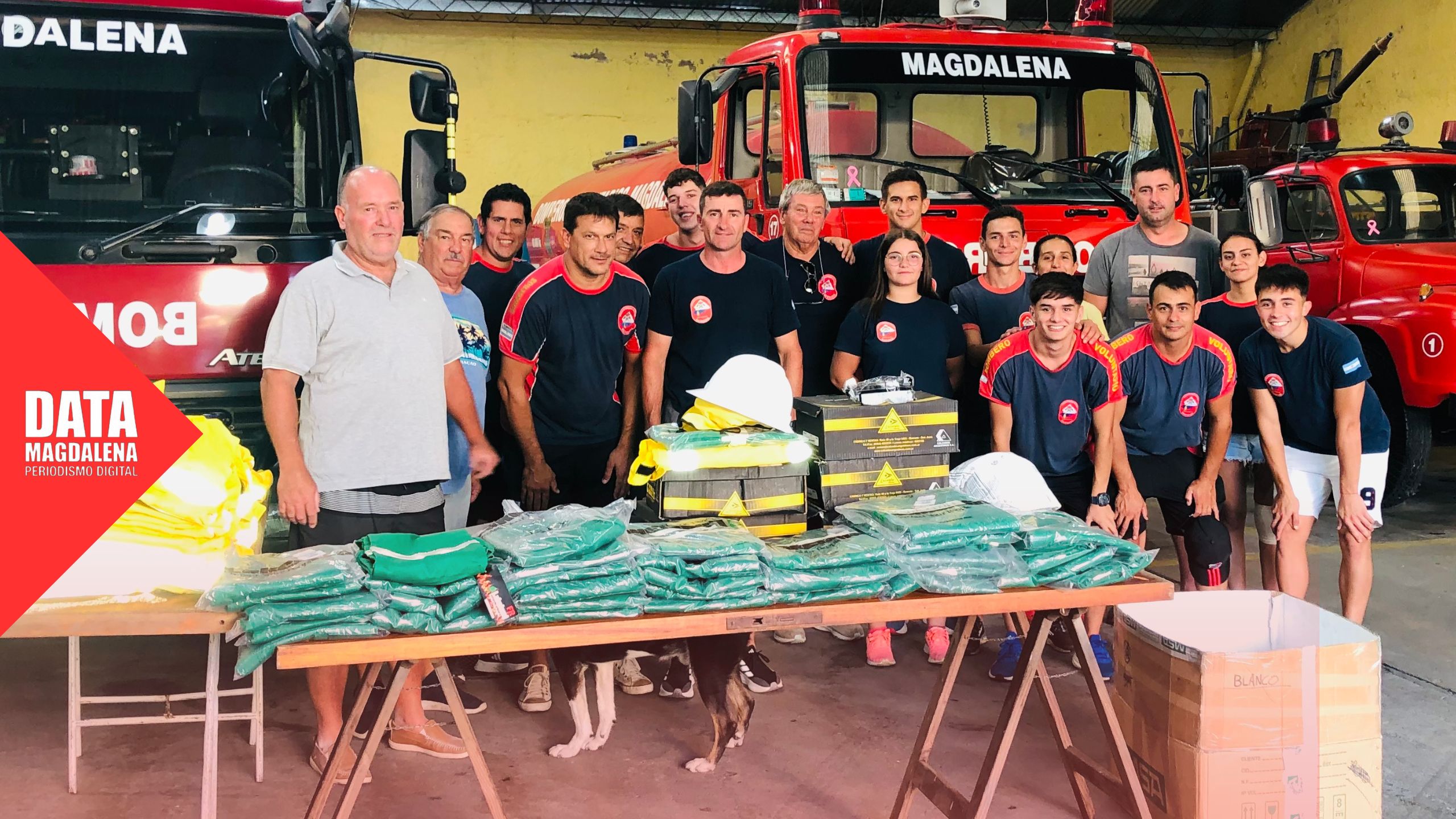 🔥 Bomberos de Magdalena se equipan con nueva vestimenta forestal