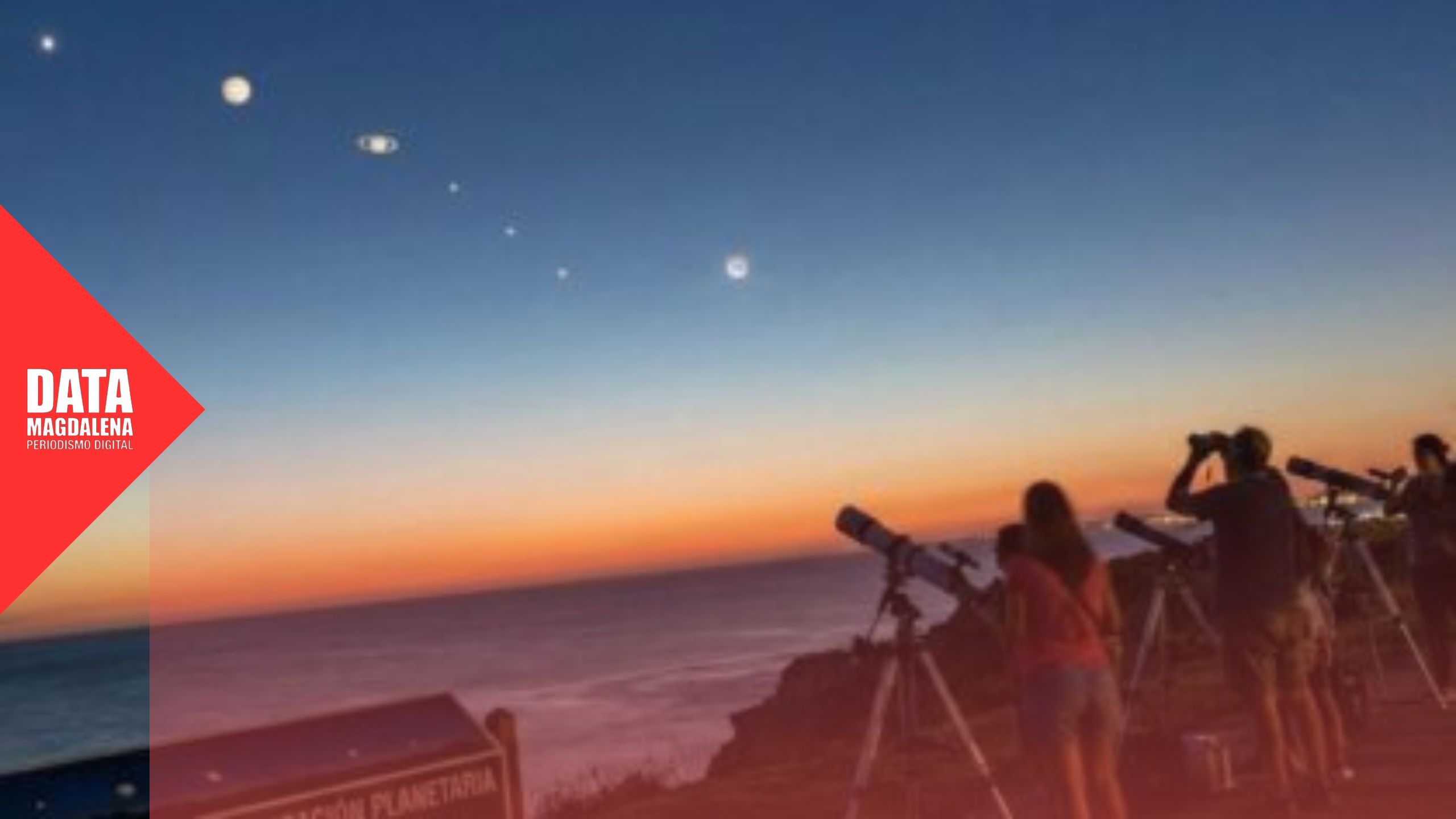 Magdalena podrá observar un desfile planetario único hasta 2040