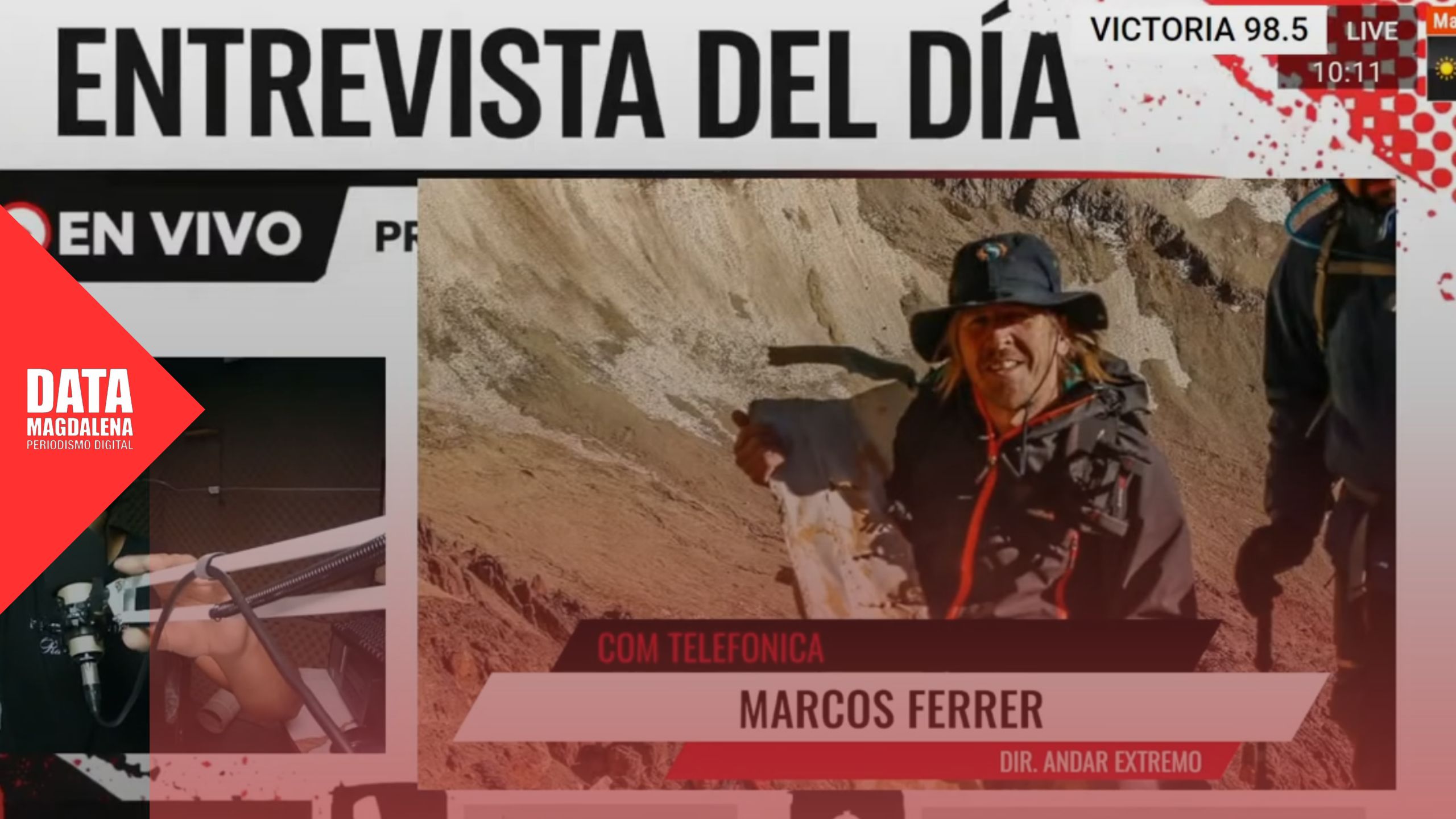 Trekking y conservaci&oacute;n: Ferrer detall&oacute; la jornada en El Destino