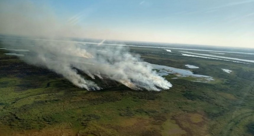 Los incendios en el Paraná no cesan y el humo llegó a Magdalena