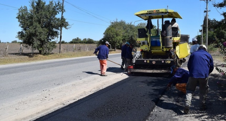 Peluso mostró los avances de la nueva bicisenda de Bartolomé Bavio