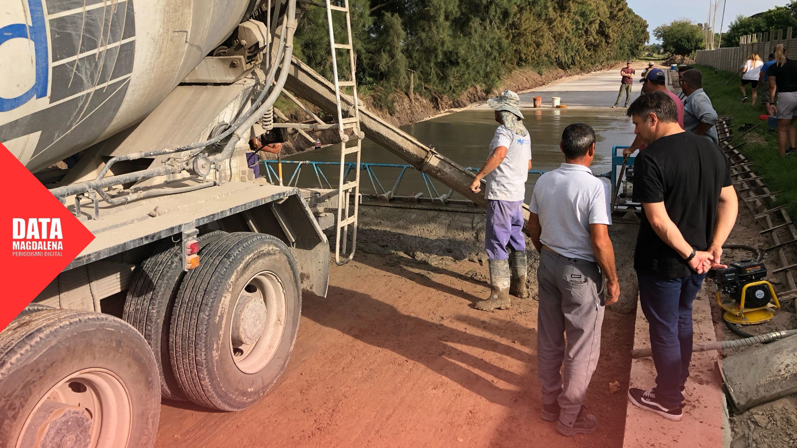 🏗️ Transformación en marcha: Comenzó el hormigonado en Bartolomé Bavio