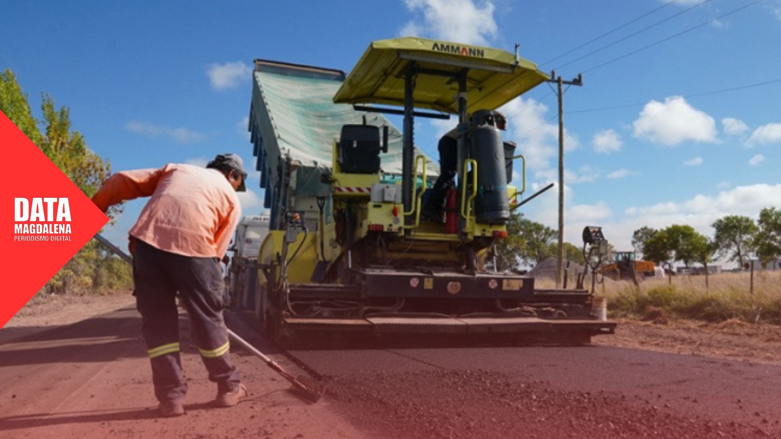 Avanza la obra vial en Ruta 11 entre la Ruta 20 y Barrio Militar