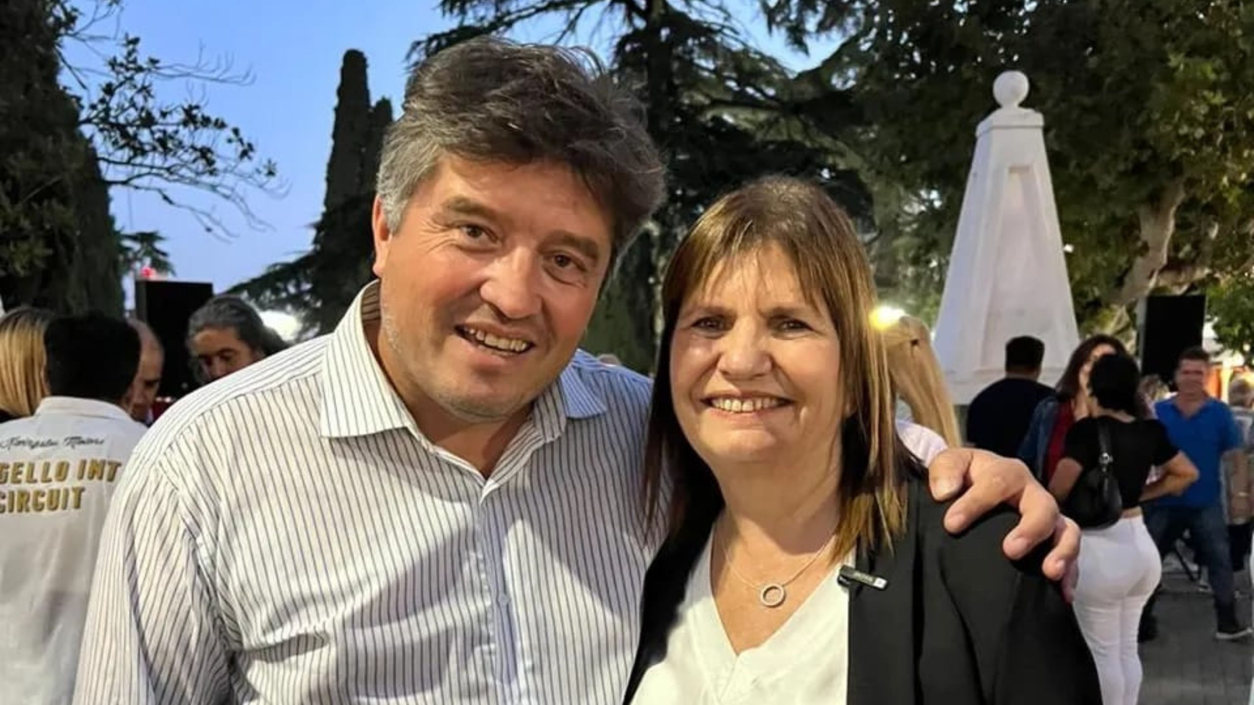 Vicente Perez tuvo un encuentro con Patricia Bullrich