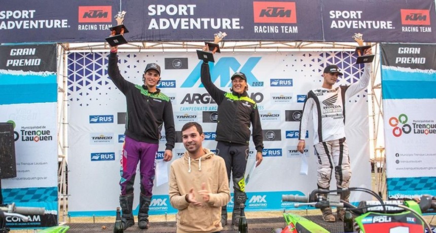 Mx Argentino 2023: Rodrigo Landa se metió en el podio de Trenque Lauquen