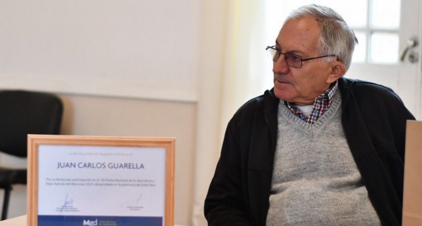 La pasión por la apicultura: el homenaje a Juan Carlos Guarella y la importancia del sector apícola local