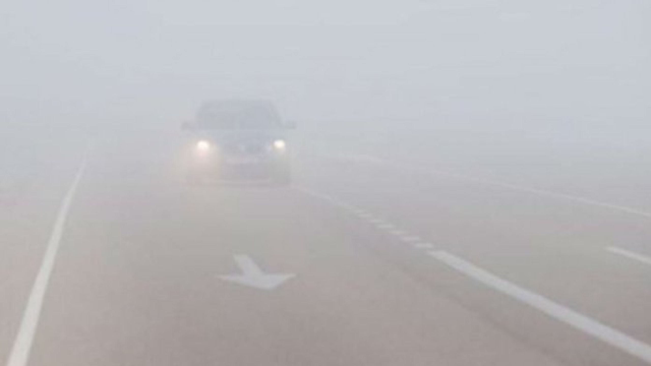 Rige una alerta violeta por niebla en Magdalena