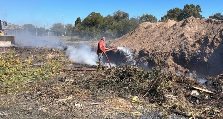 Incendio intencional en la Delegación Municipal de Empalme Magdalena