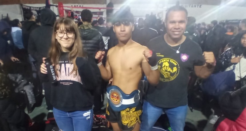 🥊Emiliano Maldonado se coronó campeón Amateur de Kick Boxing