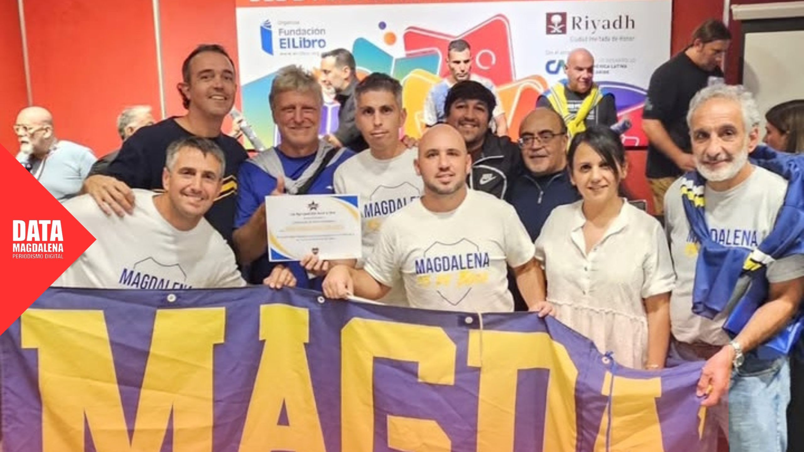 👏Reconocimiento xeneize: la Peña “Magdalena es de Boca” fue destacada por su labor social