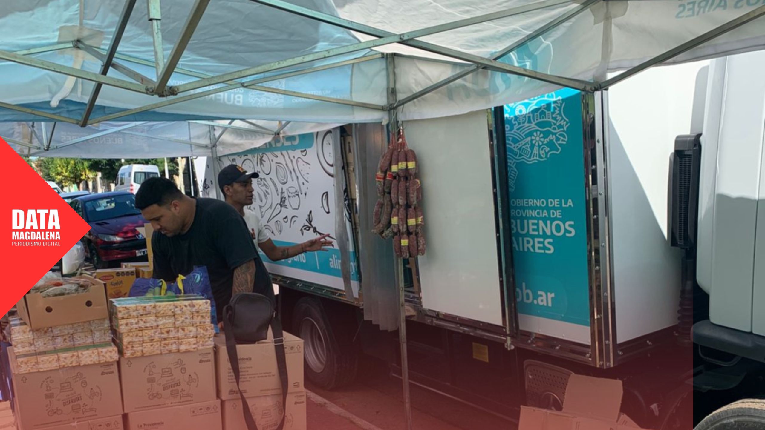 Este 21 de abril llega nuevamente el camión de pastas y lácteos a Magdalena