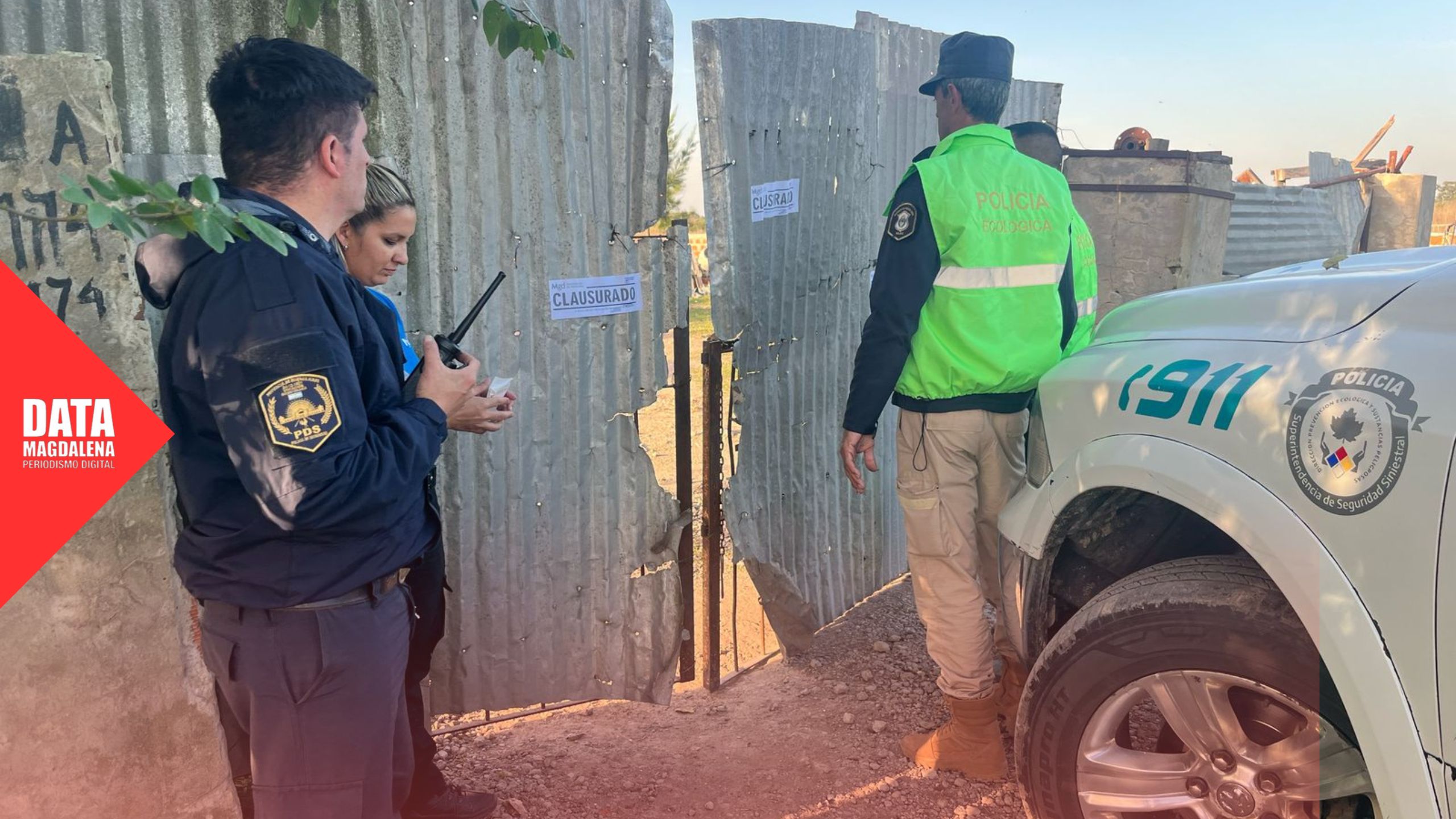 🚨 Empalme: inspección revela acopio irregular de vehículos y autopartes