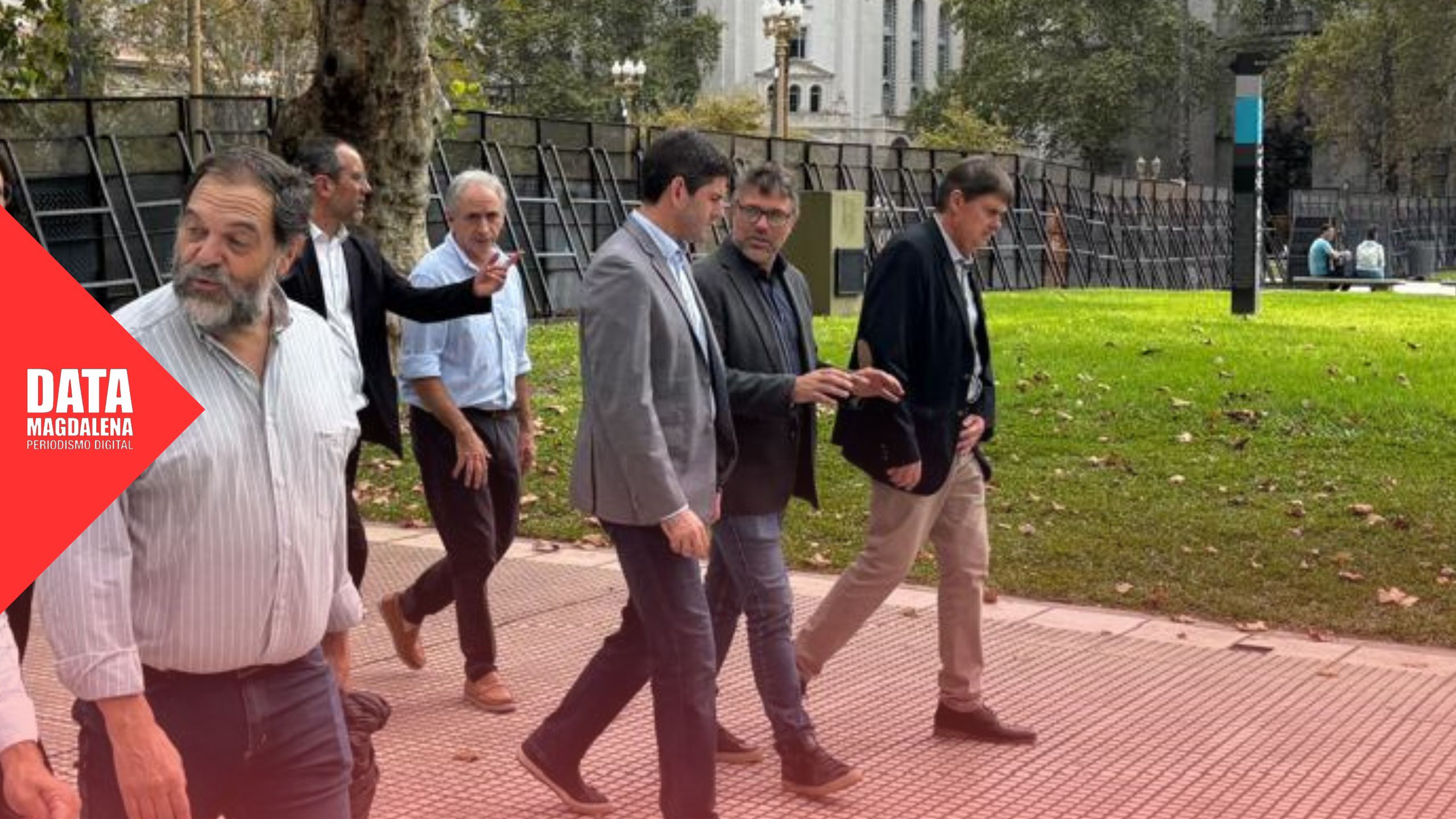 Hourcade sali&oacute; a la calle contra Caputo