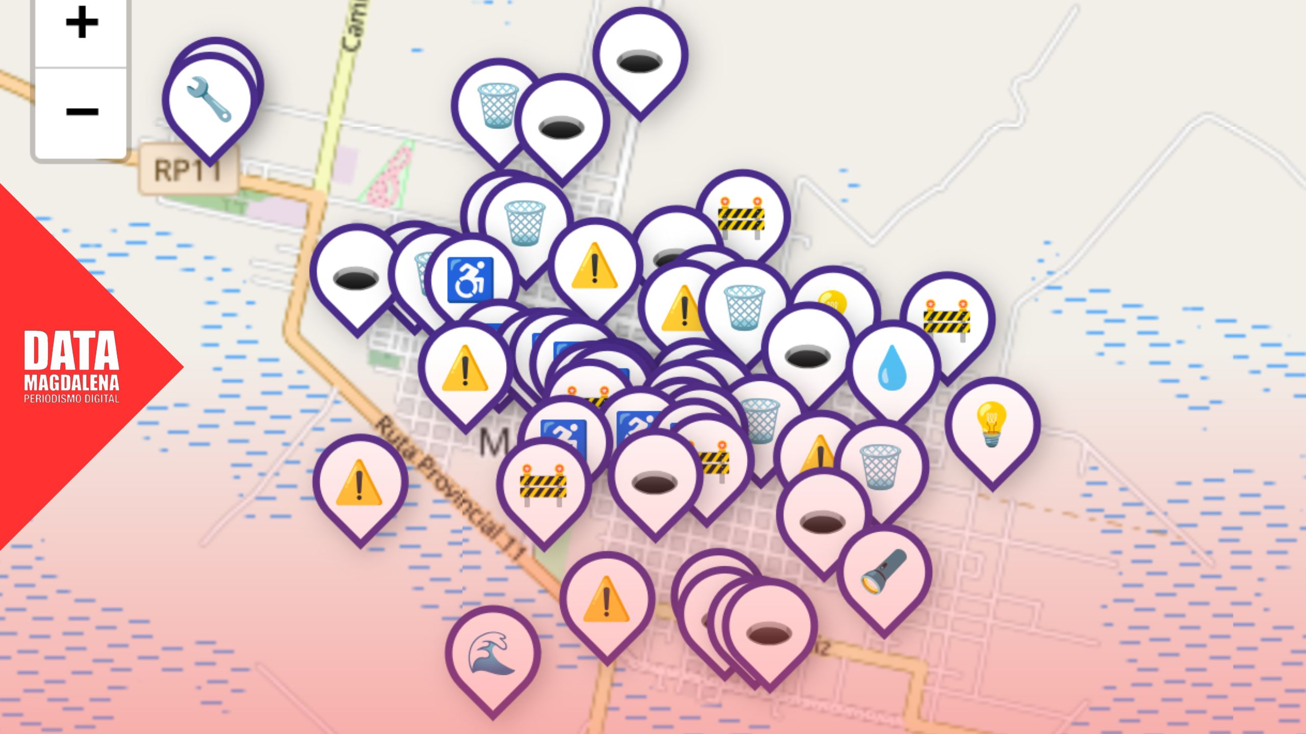 Magdalena Reporta: la app que expone los reclamos vecinales en tiempo real