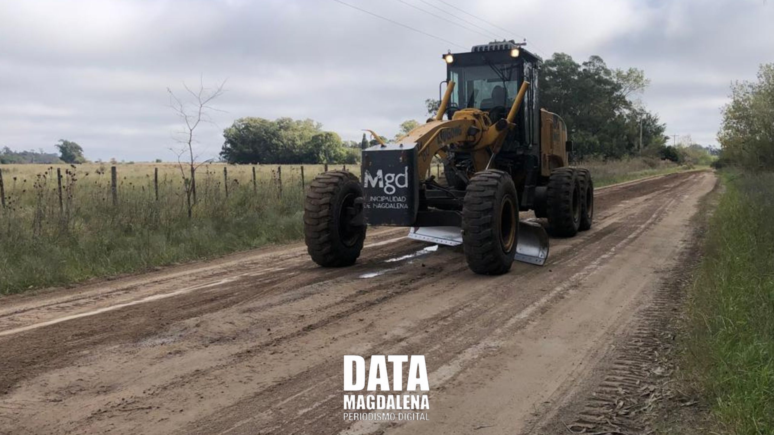  🛣️Vialidad Municipal mejora los caminos rurales en el distrito de Magdalena