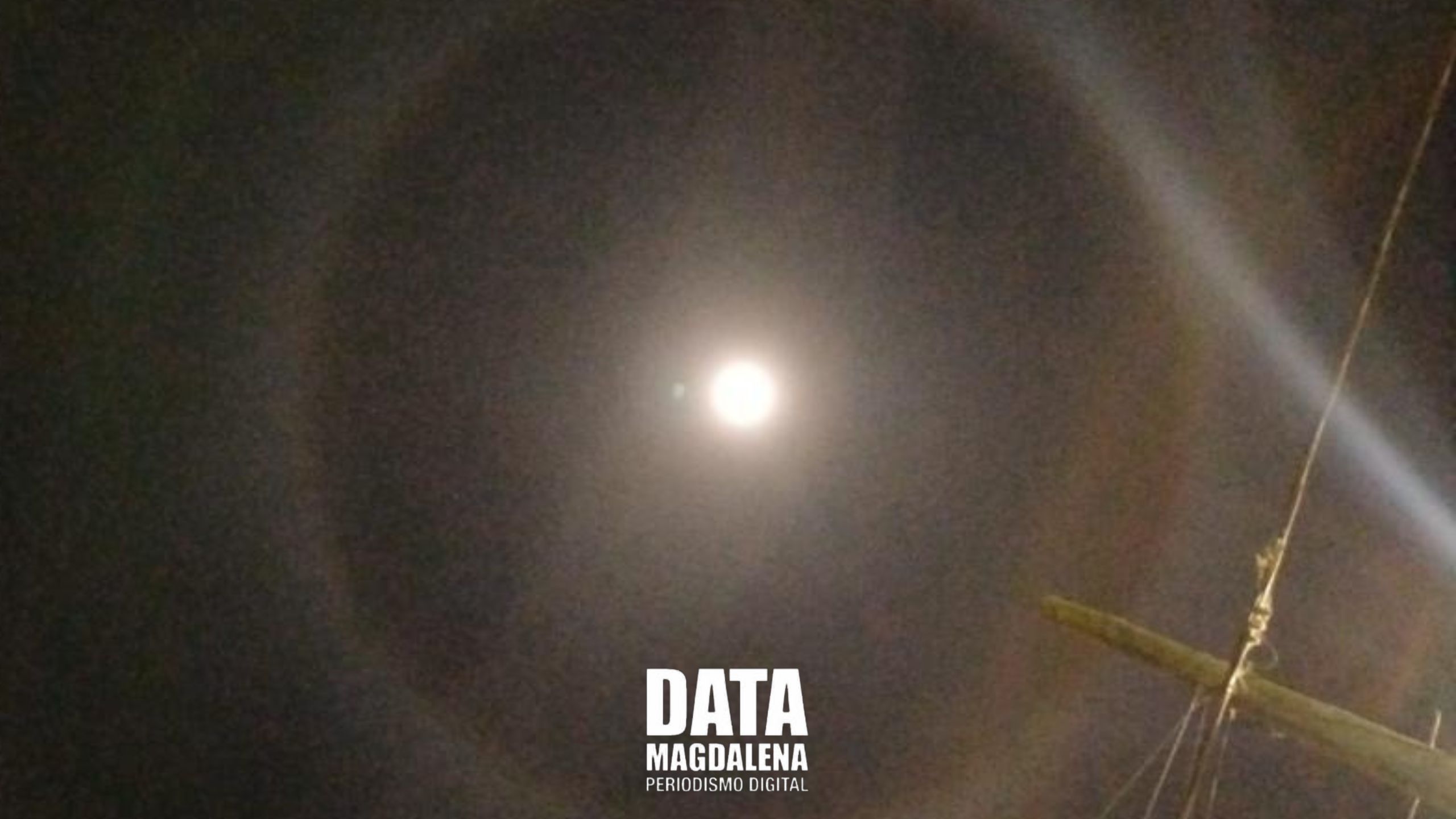 🌕Maravilloso Halo Lunar sorprende a los vecinos de Magdalena