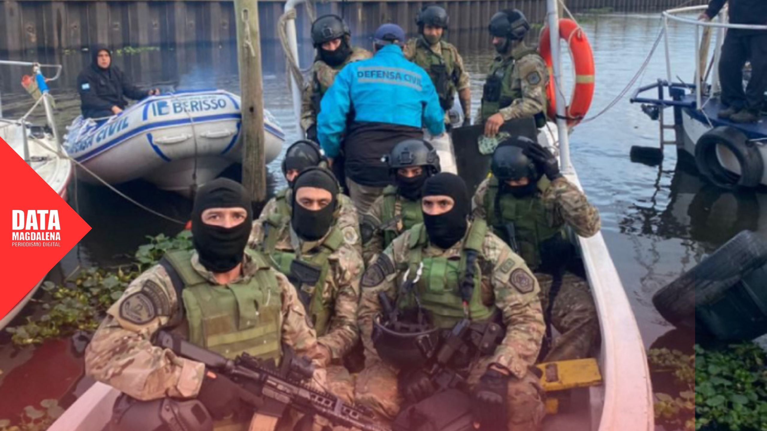 🚨 Desbaratan banda narco de la Región Capital : tenía su cocina de drogas en una isla y la manejaba un prófugo federal