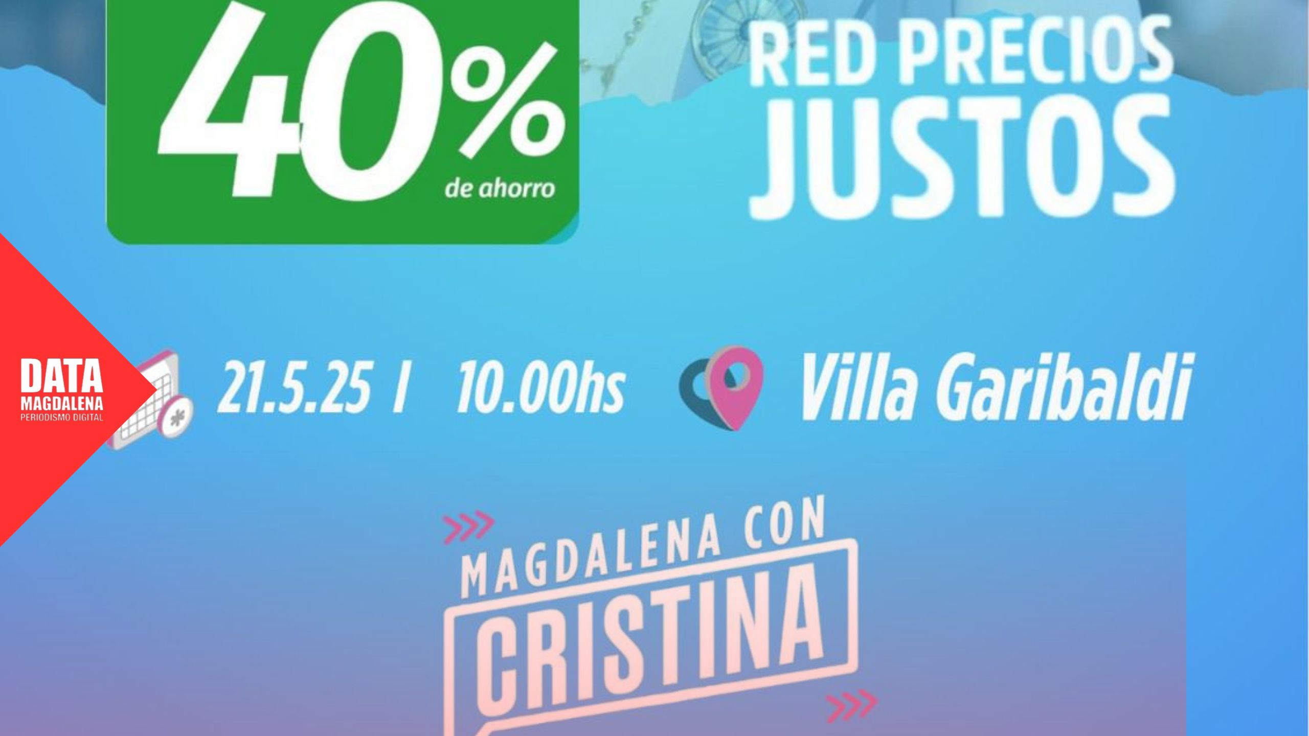 🛒 Hoy miércoles: ¡El camión de pastas y lácteos llega en Plaza Villa Garibaldi!