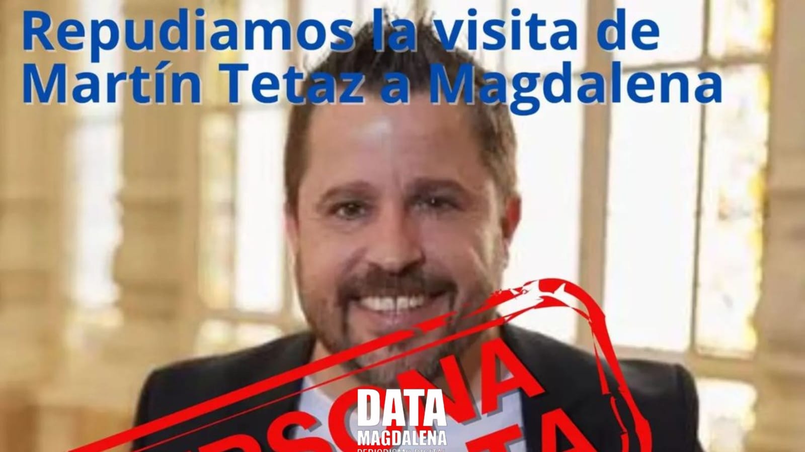 💣Movimiento Mayo Magdalena declara a Martín Tetaz persona non grata en la ciudad