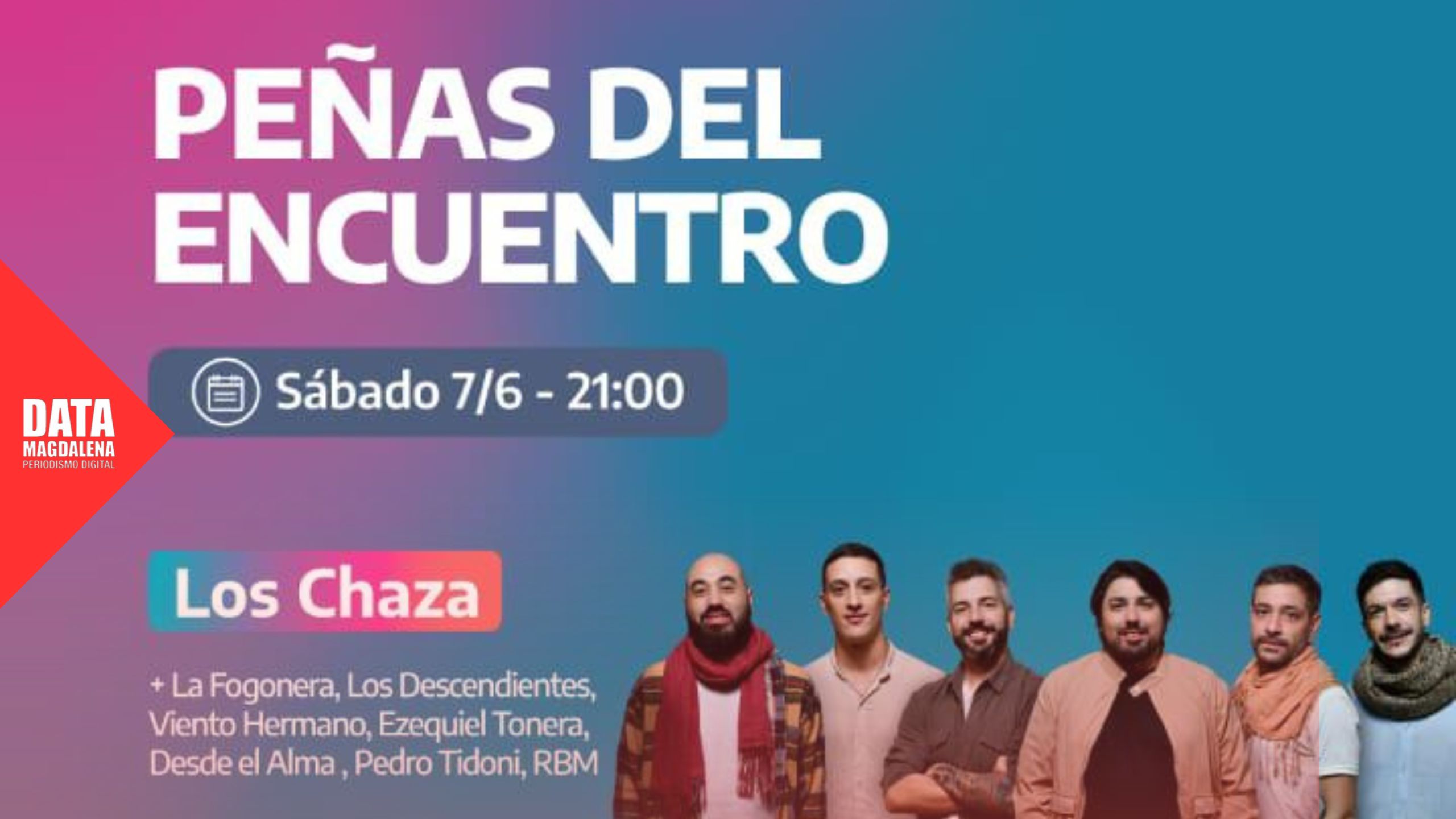 🪗 Vuelve la Peña del Encuentro a Magdalena: este sabado 7 de junio en el Club Villa Garibaldi