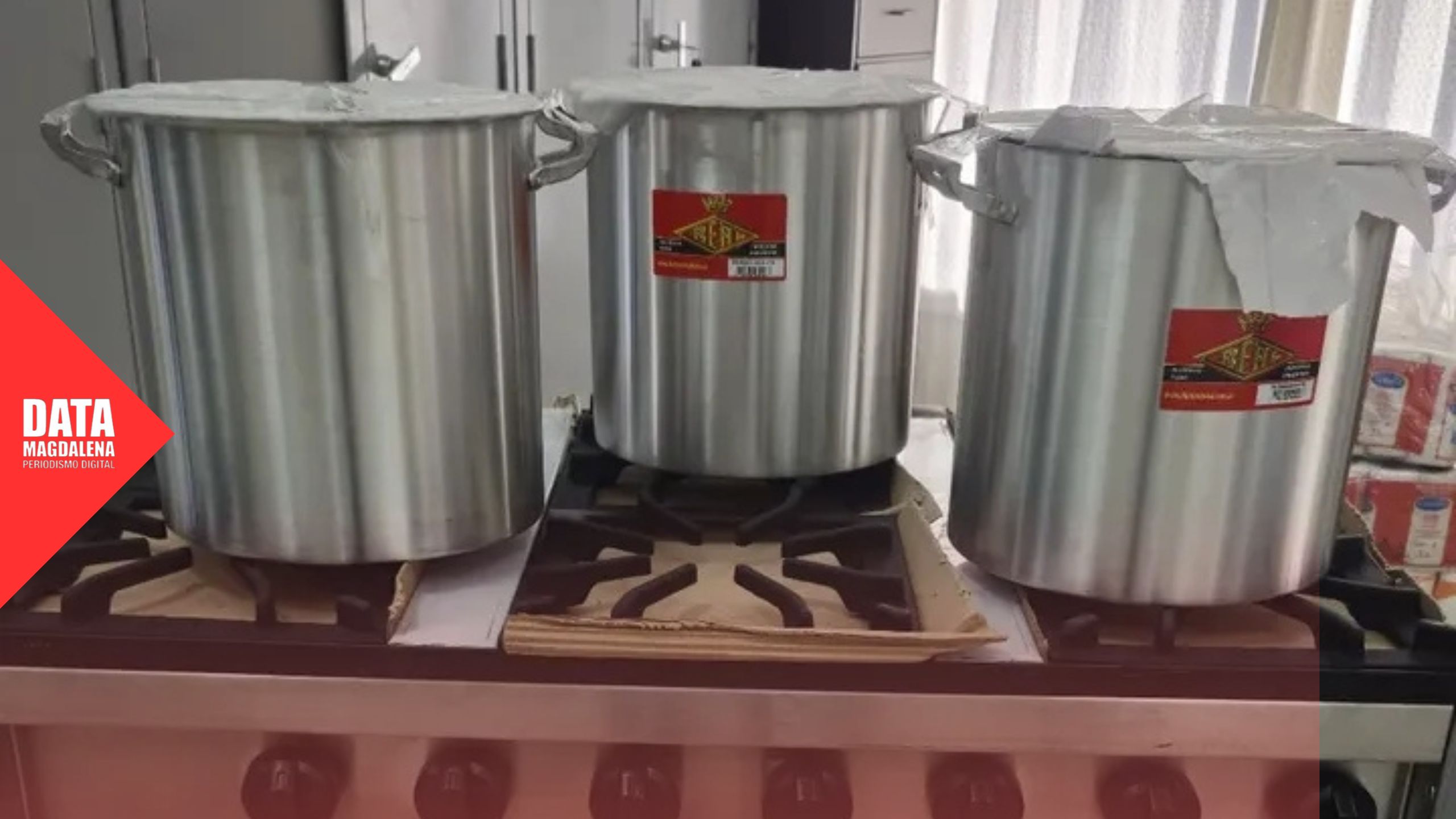 Más escuelas de Magdalena reciben equipamiento para comedores escolares