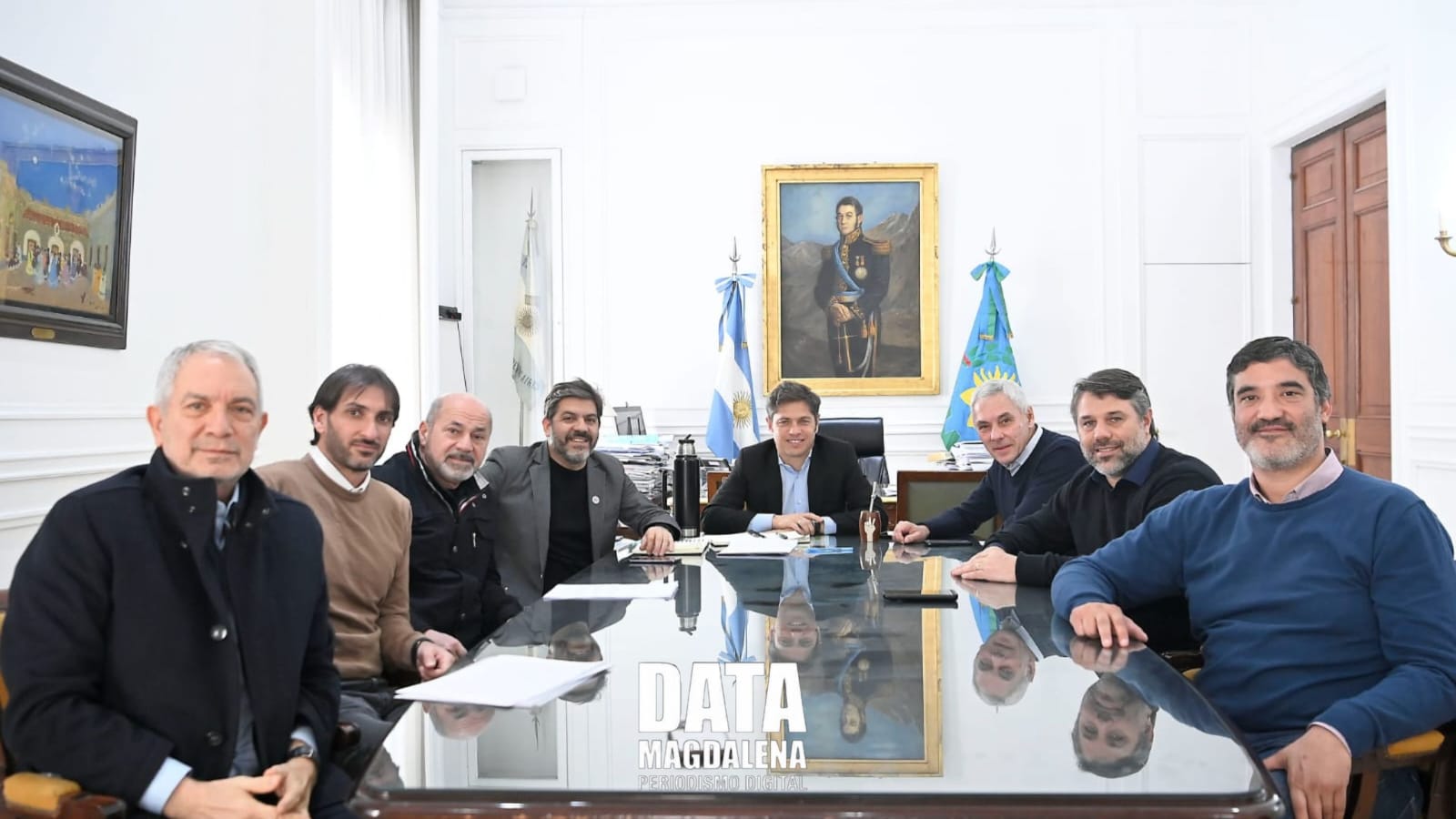 El Canal Magdalena, eje de reunión entre Axel Kicillof y los intendentes de la Región Capital