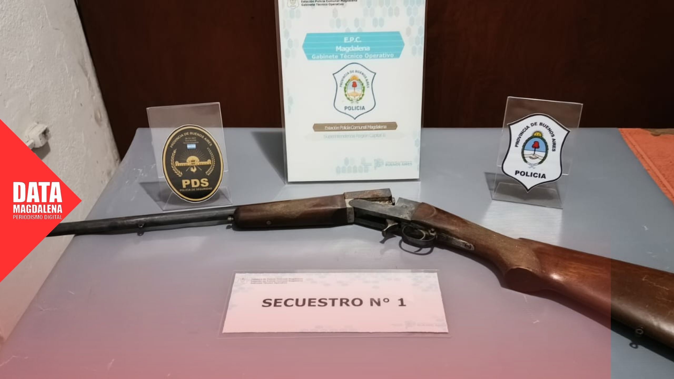 🚓 Aprehendido con una escopeta tras operativo en barrio Empalme