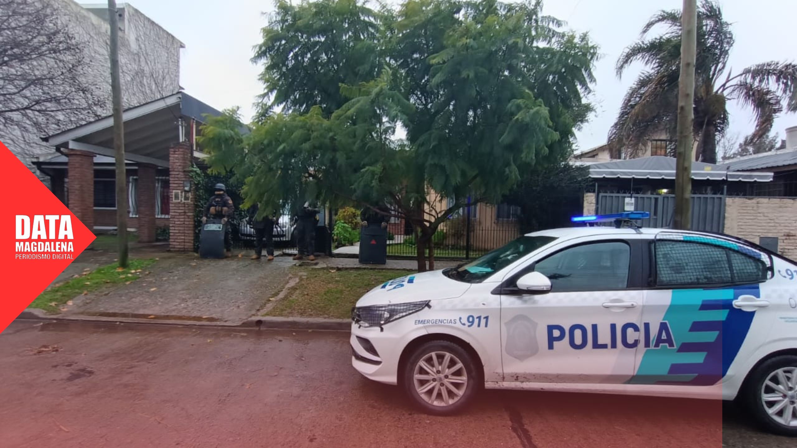 🚓 Tres allanamientos por robo a una familia local