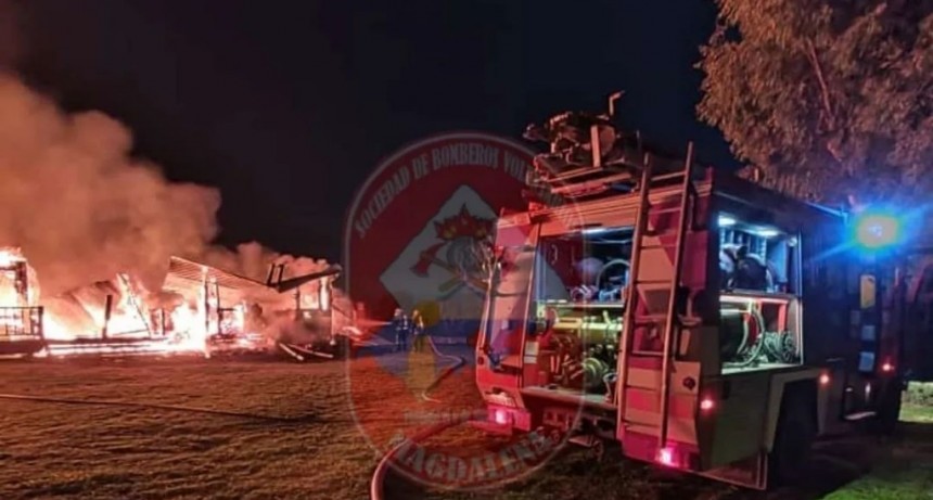 Intensa semana de actividad para los Bomberos Voluntarios