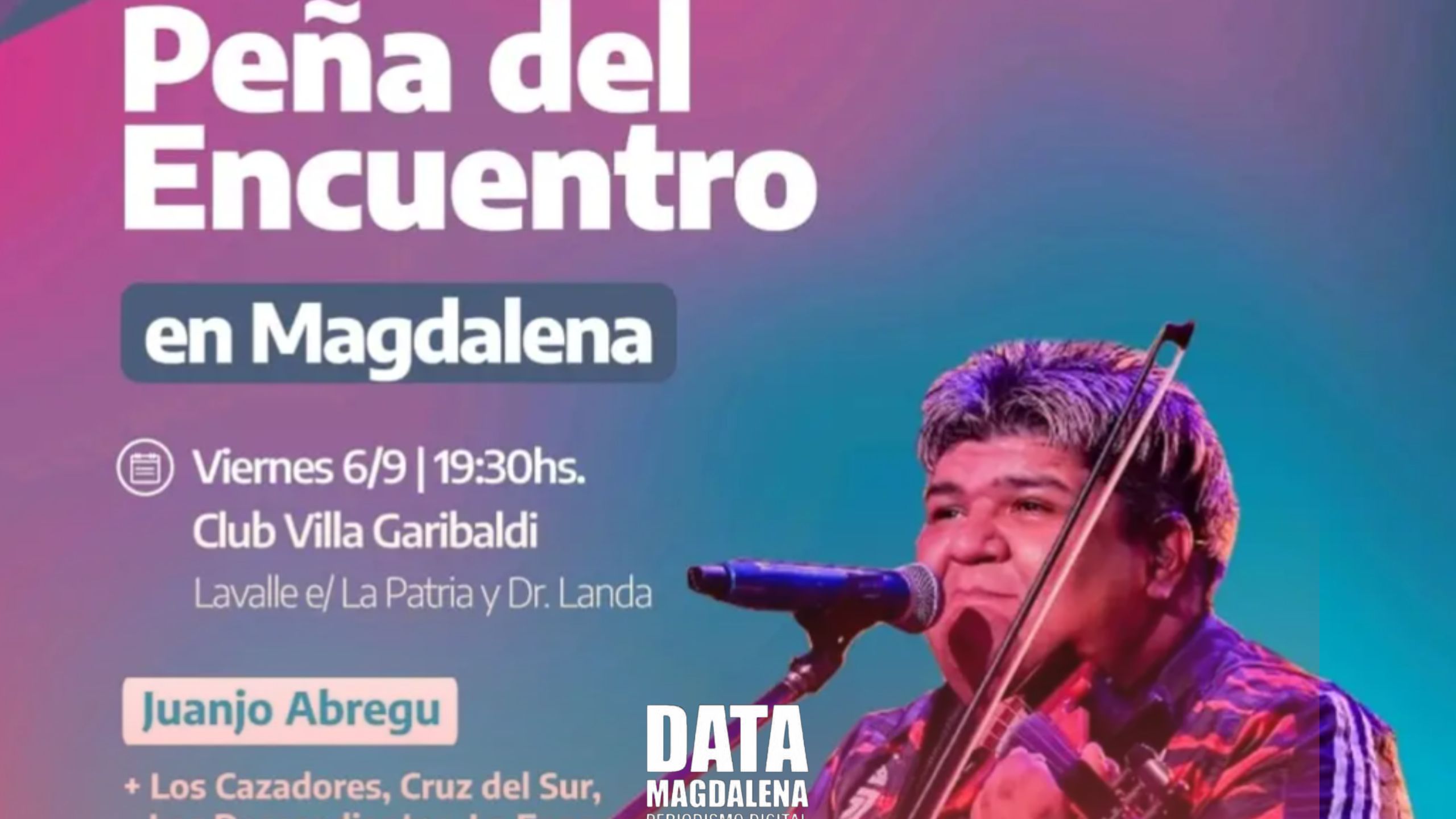 🇦🇷El primer Encuentro Cultural Provincial en La Casita de Olga llega con peña y artistas