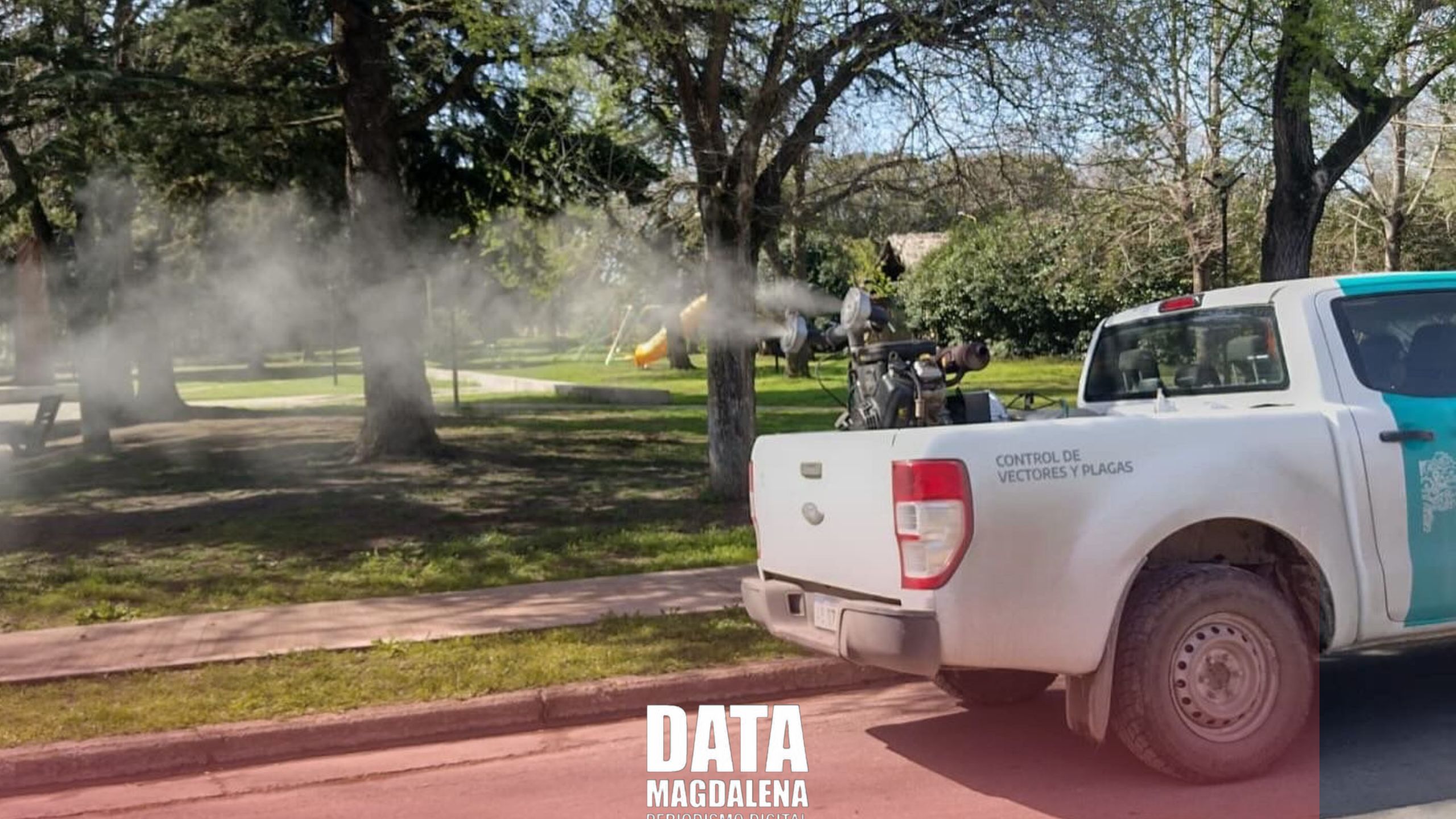 🚨 Comienzan los trabajos de fumigación en Magdalena para frenar el aumento de mosquitos