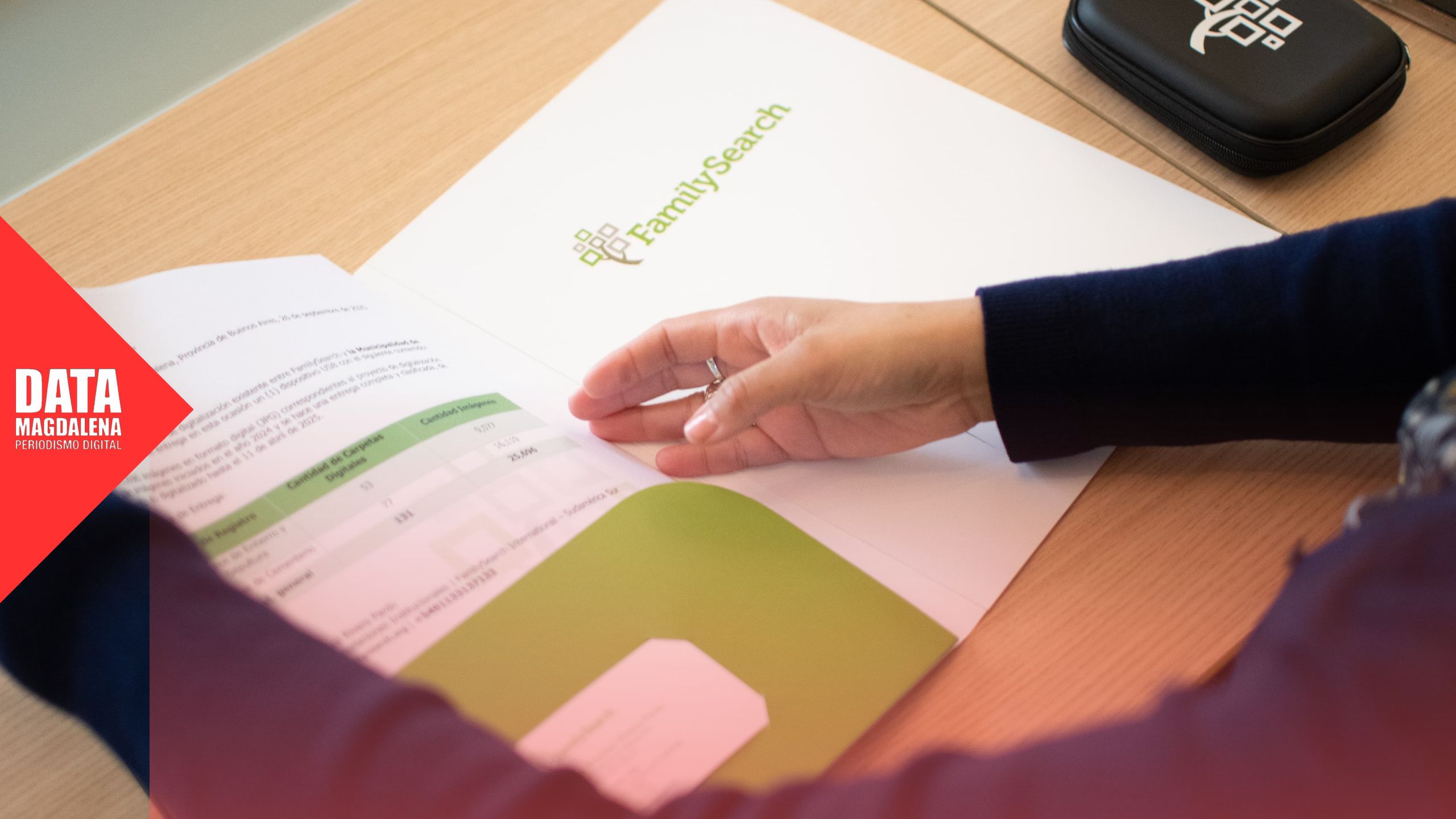 📜 Magdalena recibió los documentos digitalizados del Cementerio local