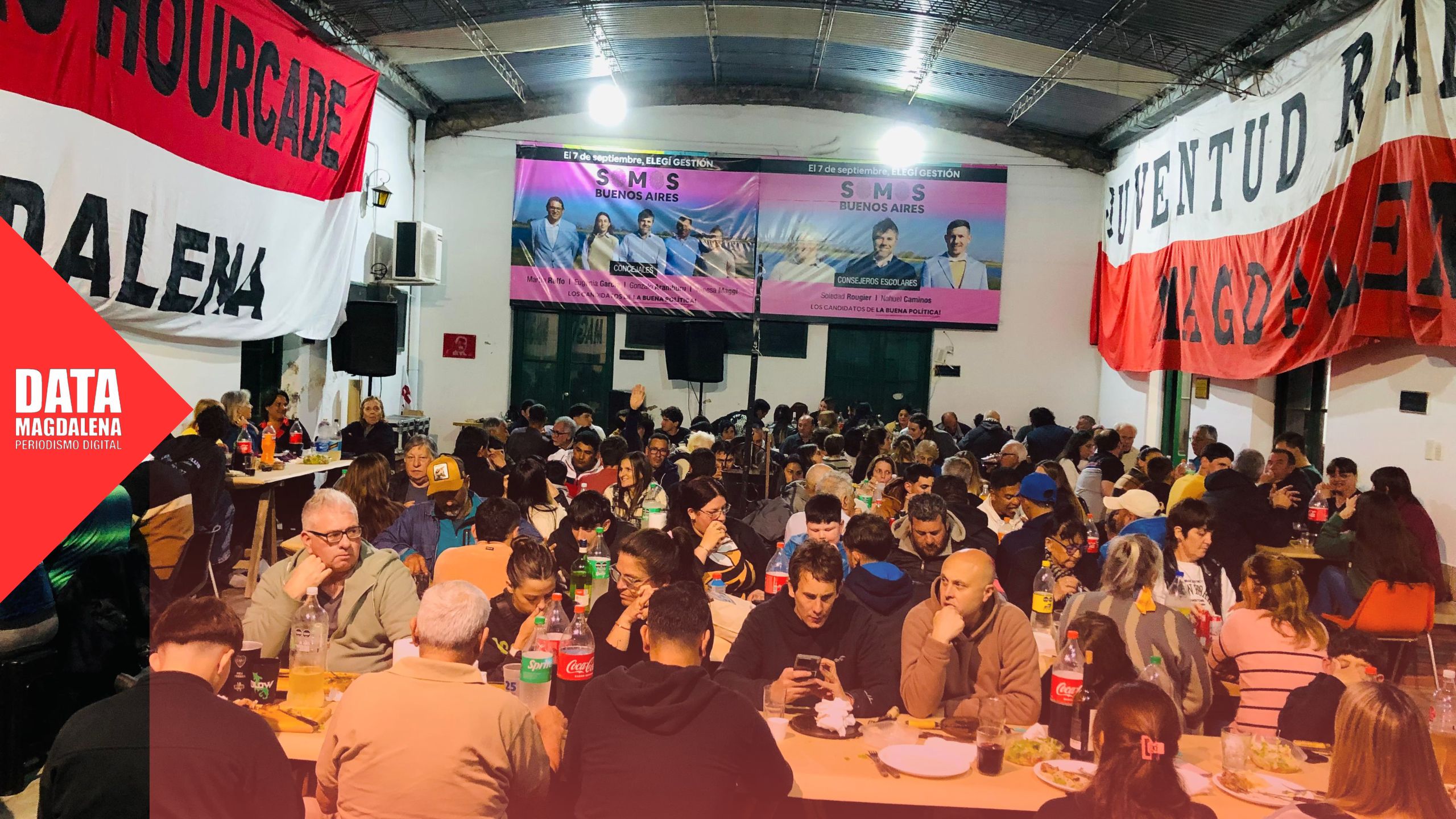  🎉 El oficialismo de Magdalena celebró el triunfo con una gran fiesta en el Comité de la UCR