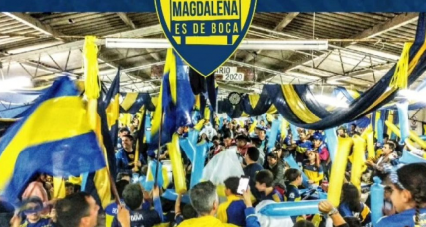 La peña ‘Magdalena es de Boca’ celebra sus 21 años en La Totora