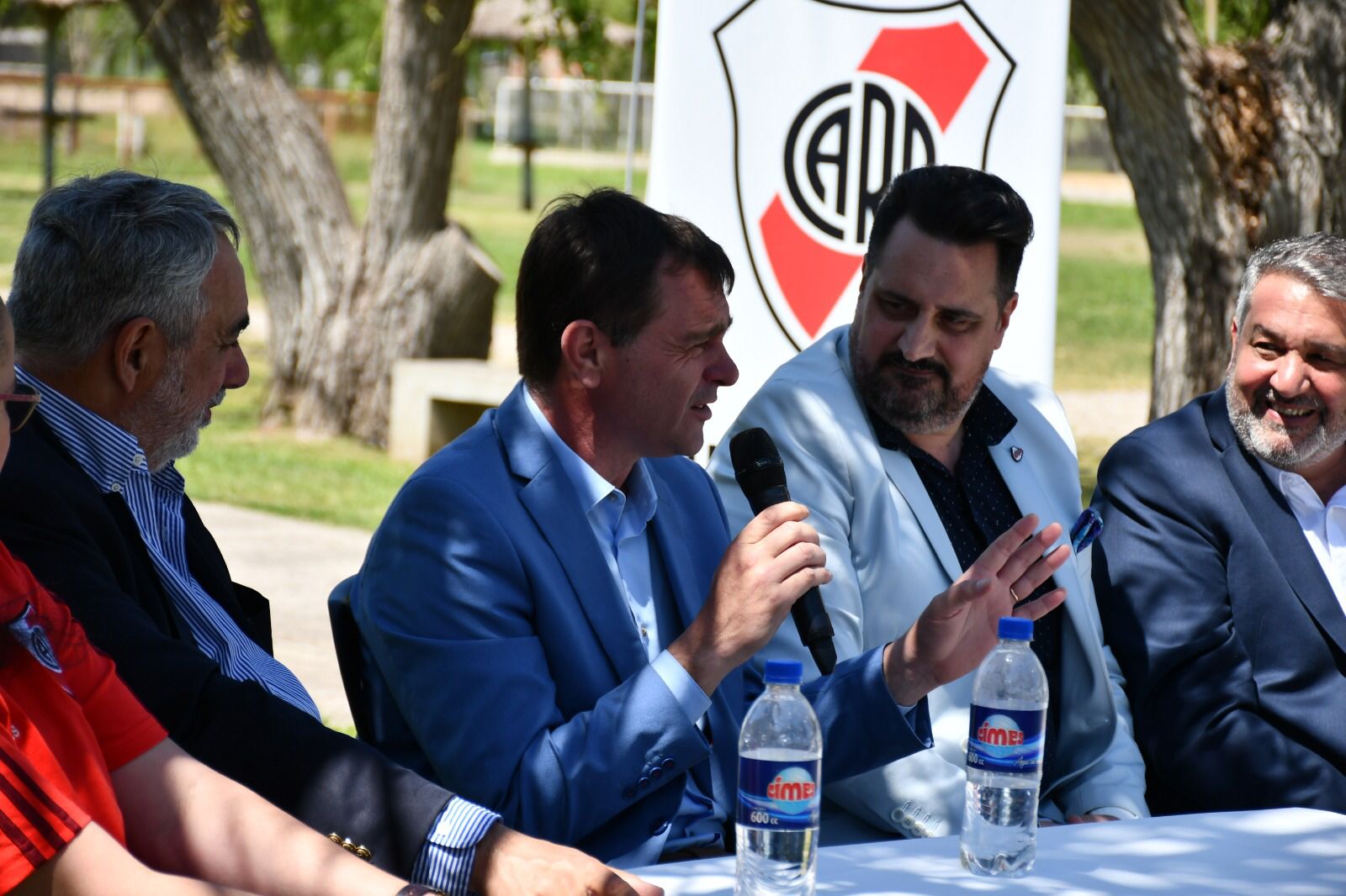 Firma de convenio entre la Municipalidad y River Plate 