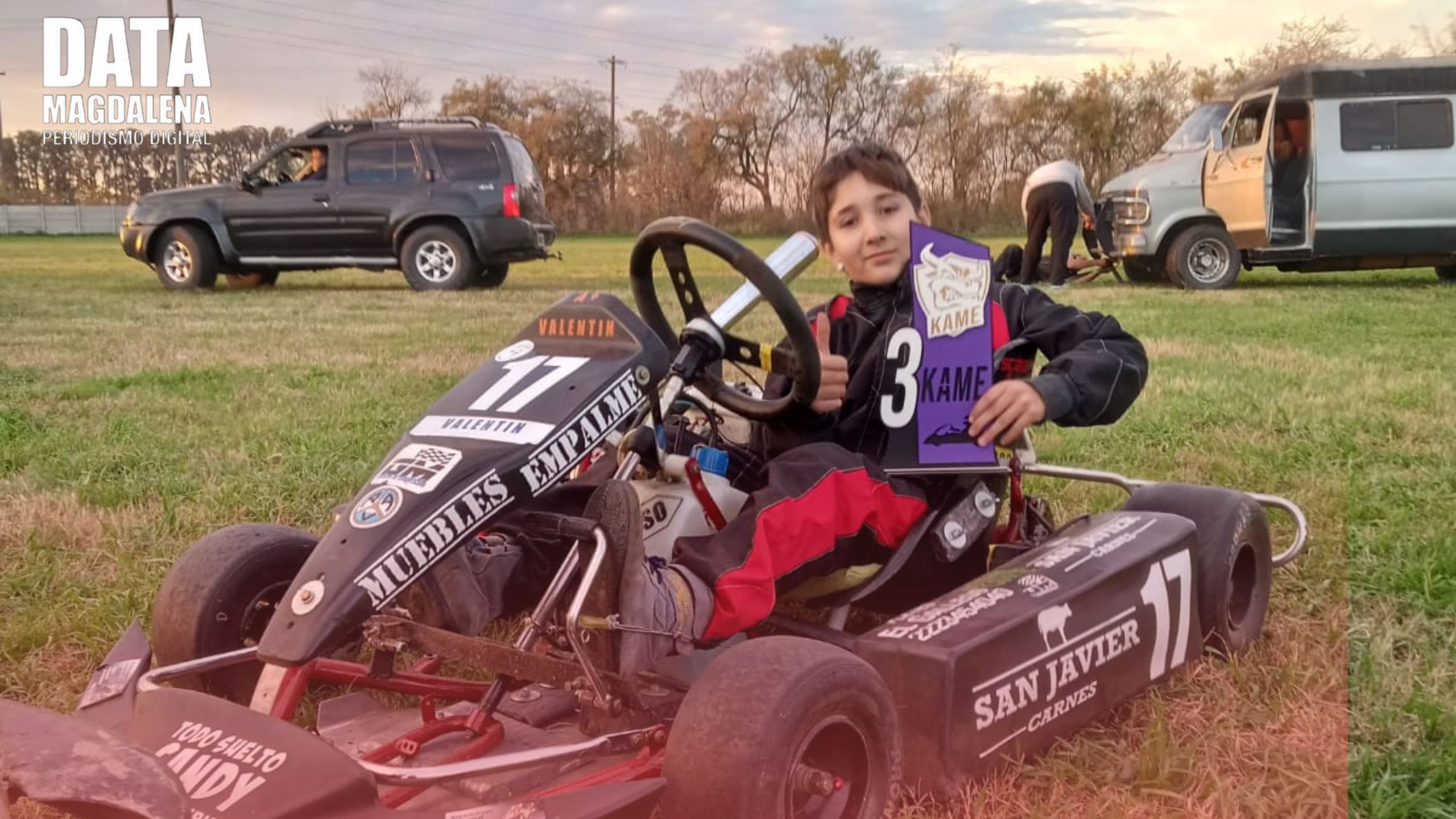 🏁La pasión que mueve a Valentín: El niño de 10 años que vive para competir en karting