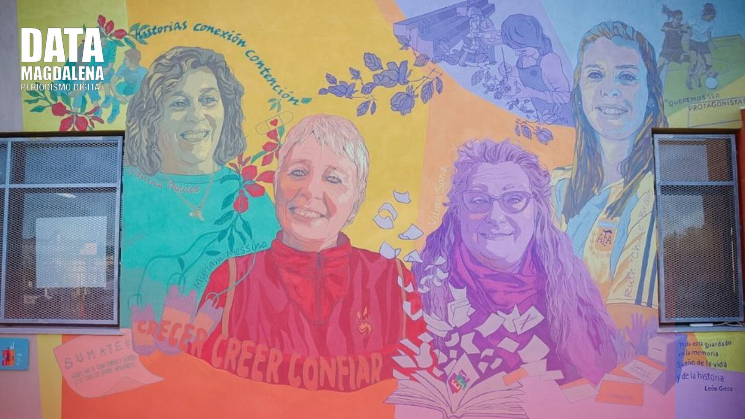 🖌️Arte y homenaje: Inauguran mural en la Secundaria N°1 que celebra a mujeres inspiradoras