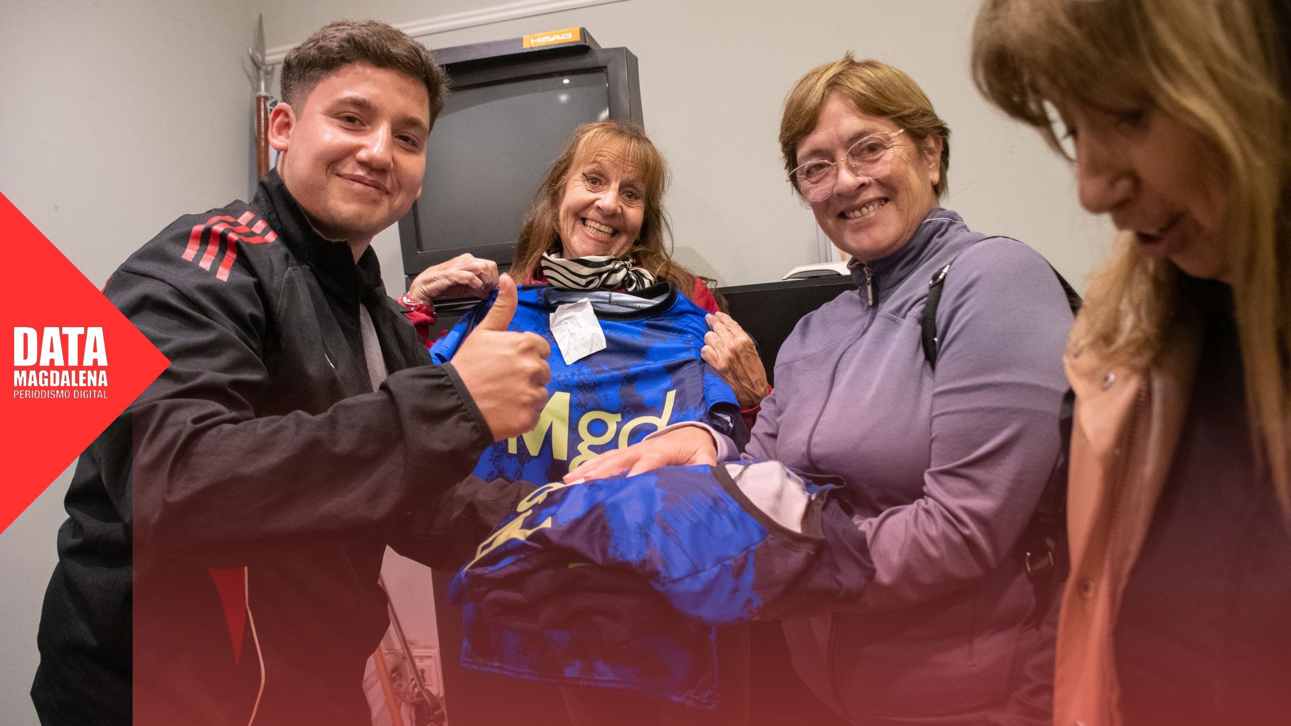 💪🌊 Presentaron la nueva indumentaria de Magdalena antes del viaje a Mar del Plata por los Juegos Bonaerenses