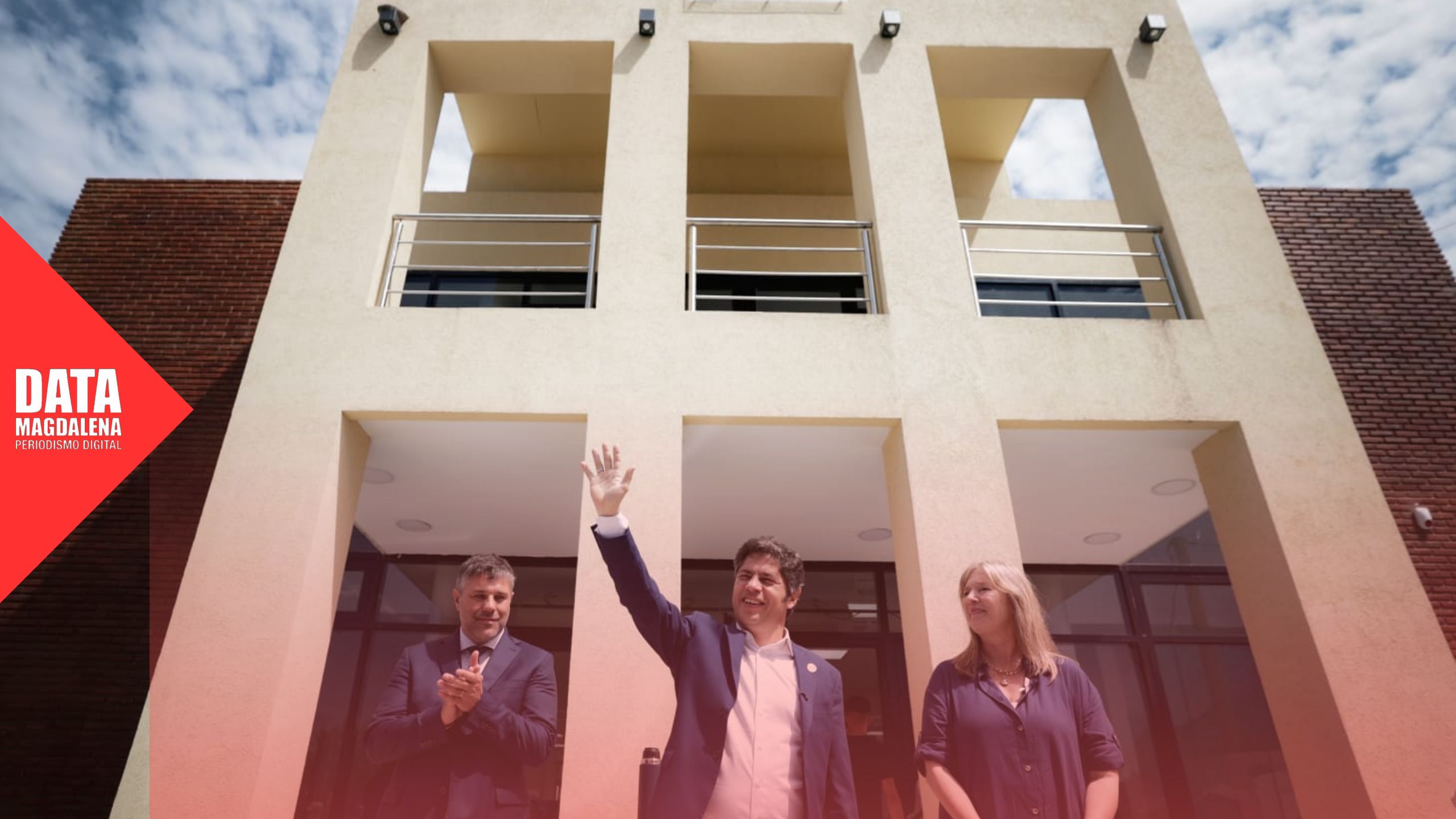 Kicillof recorrió la Casa de la Provincia en Magdalena y apuntó contra el modelo de Milei