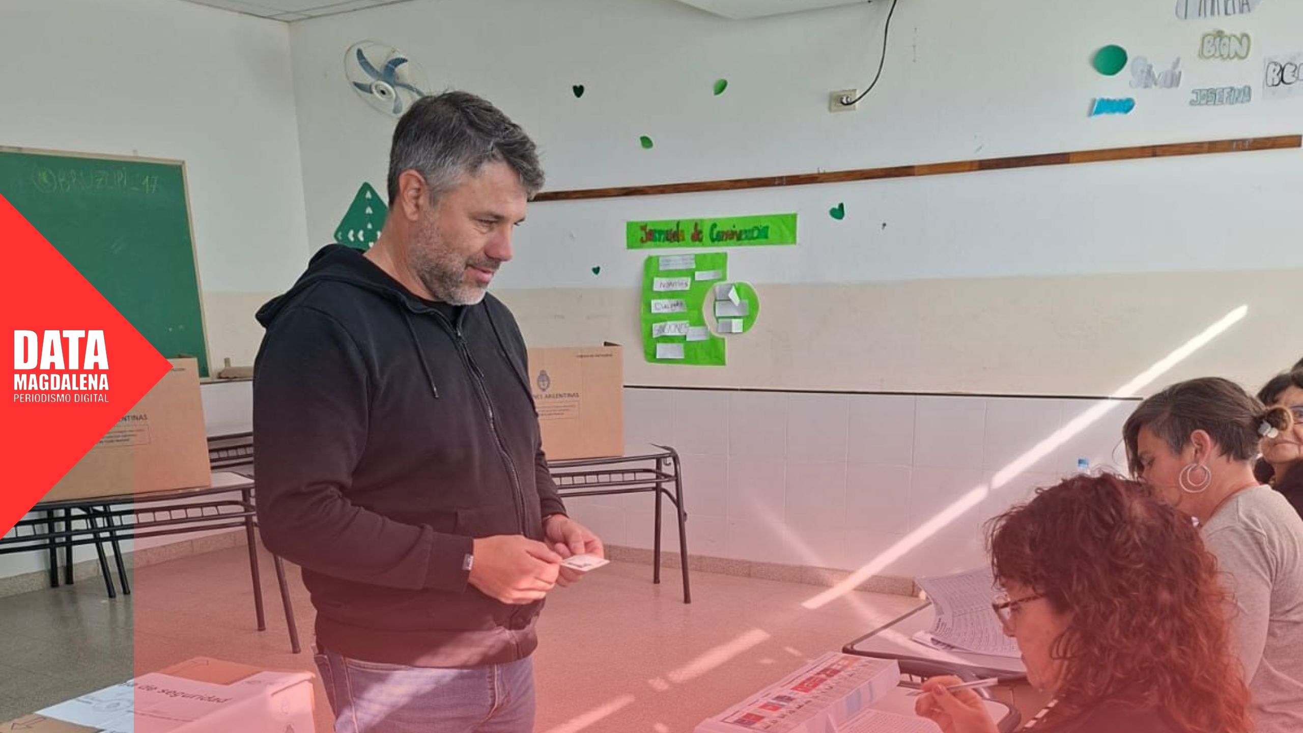 🗳️ Hourcade votó en Bavio y reafirmó que seguirá al frente del municipio si resulta electo diputado