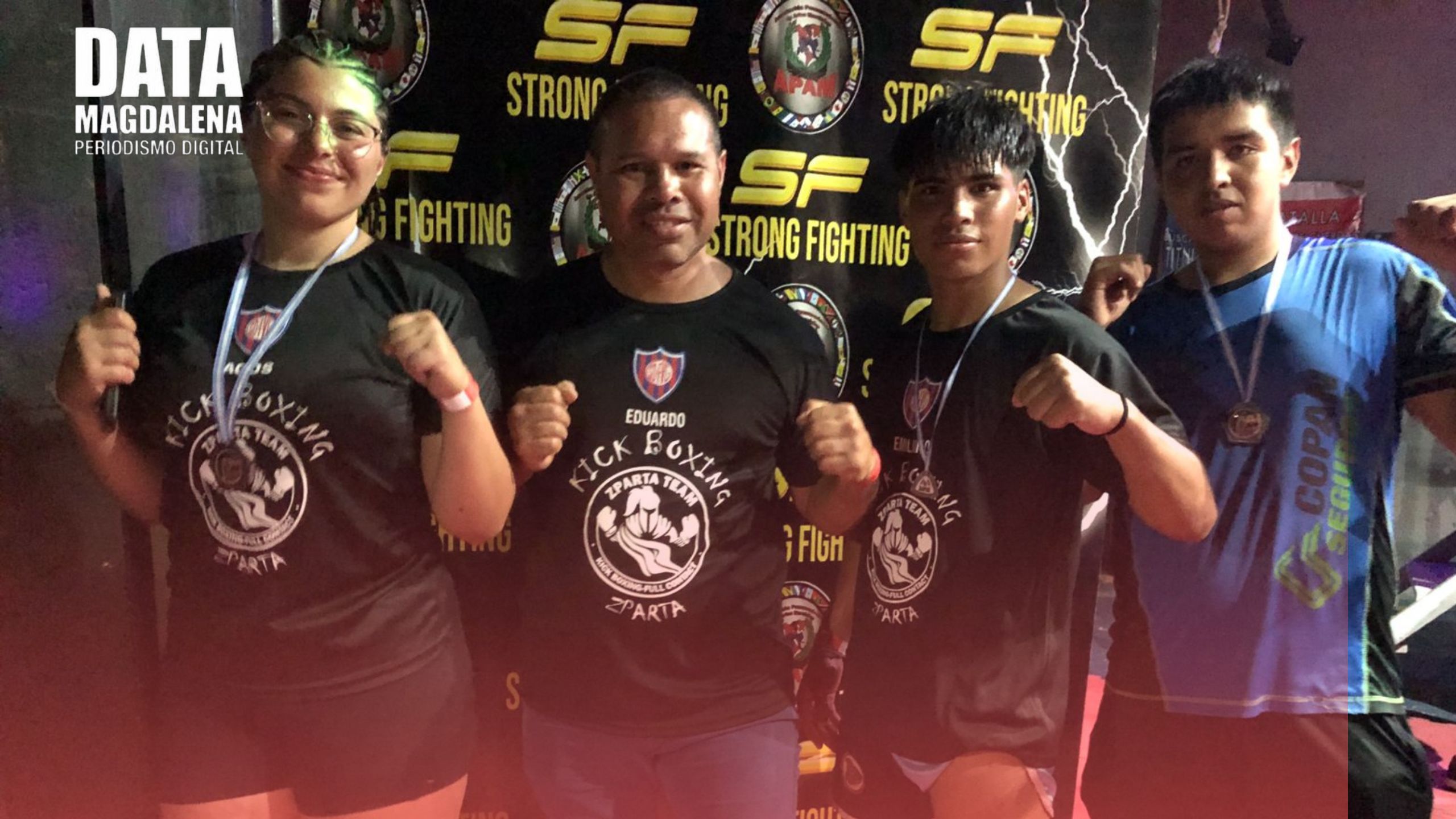 🥊   Triunfos y emoción: kickboxers de Magdalena se lucen en el ring