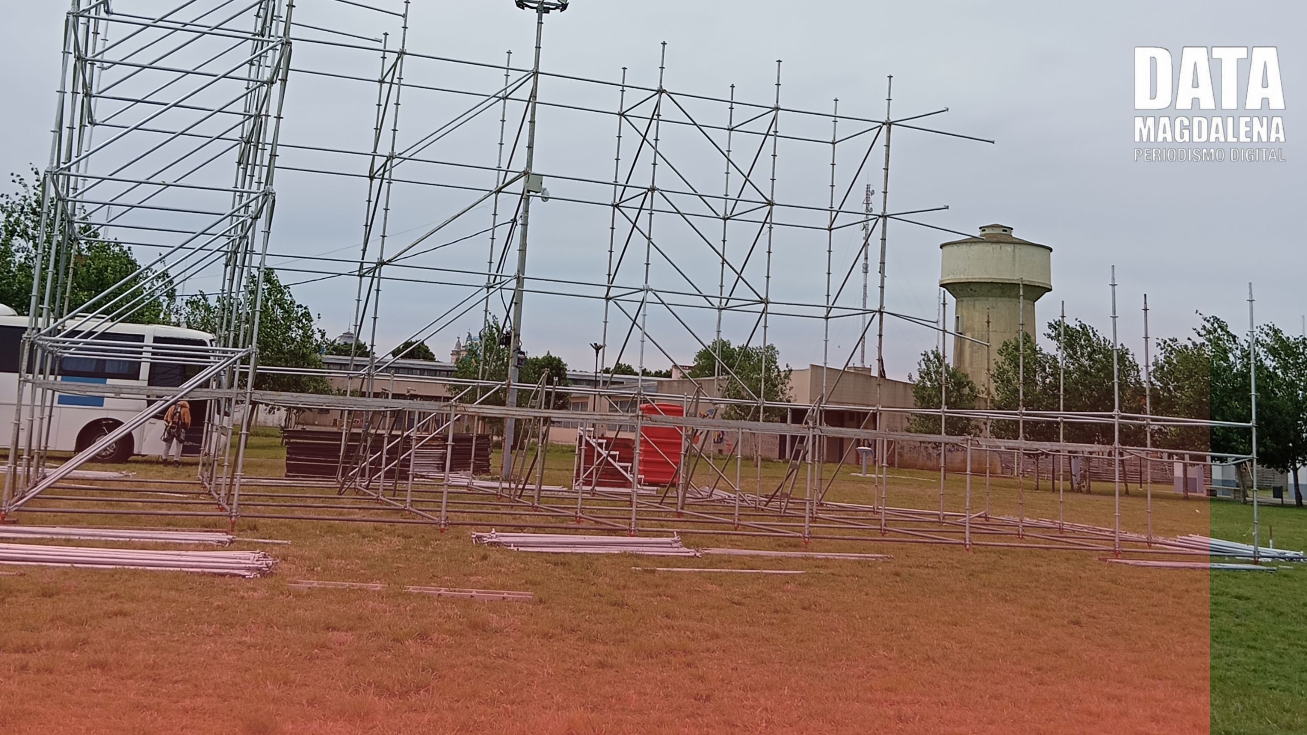  🎸Se prepara el escenario para los festejos del 248° aniversario de Magdalena