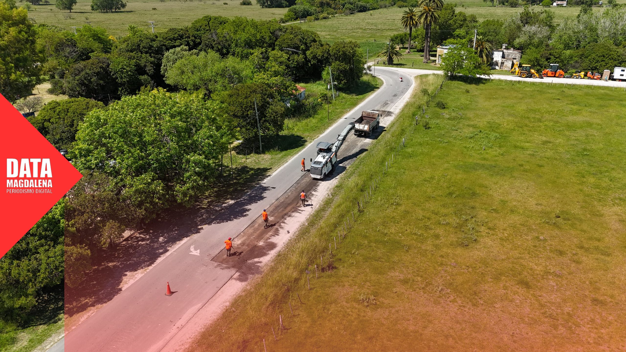 🛣️ Obra vial en Ruta 11: avanza el bacheo y la repavimentación