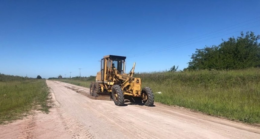 Se realizaron trabajos de mantenimiento y mejora sobre los caminos rurales